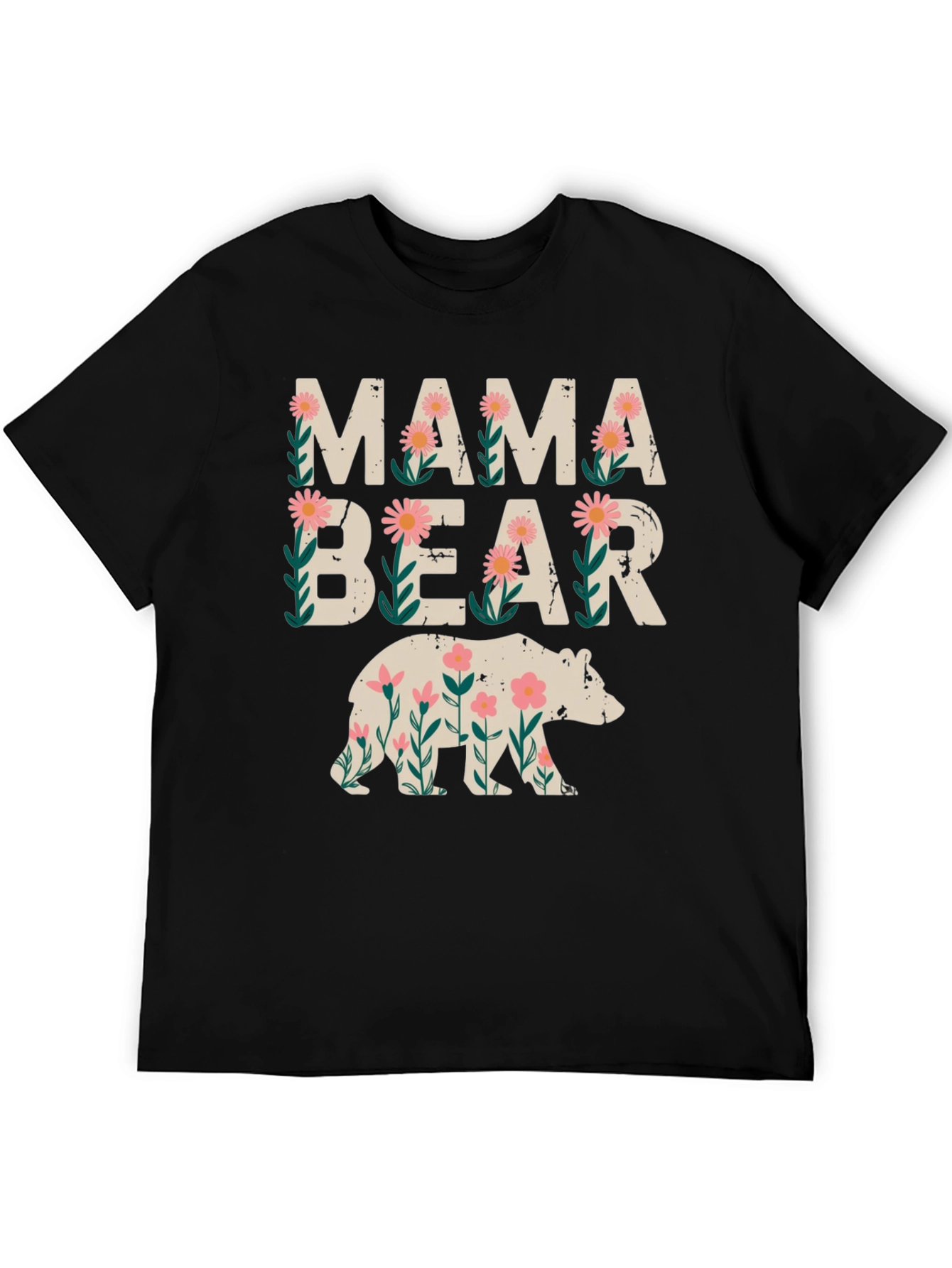 Mama Bear Floral Graphic Tee
