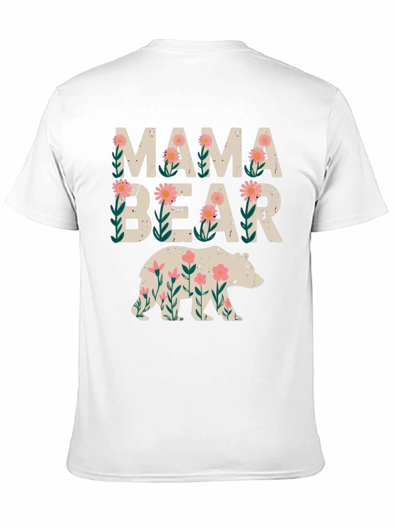 Mama Bear Floral Graphic Tee