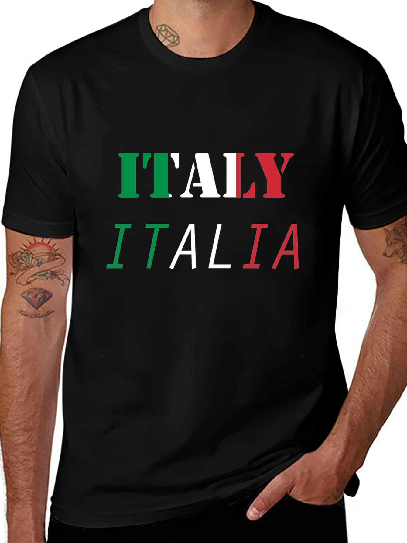 Italy Italia Flag T-Shirt