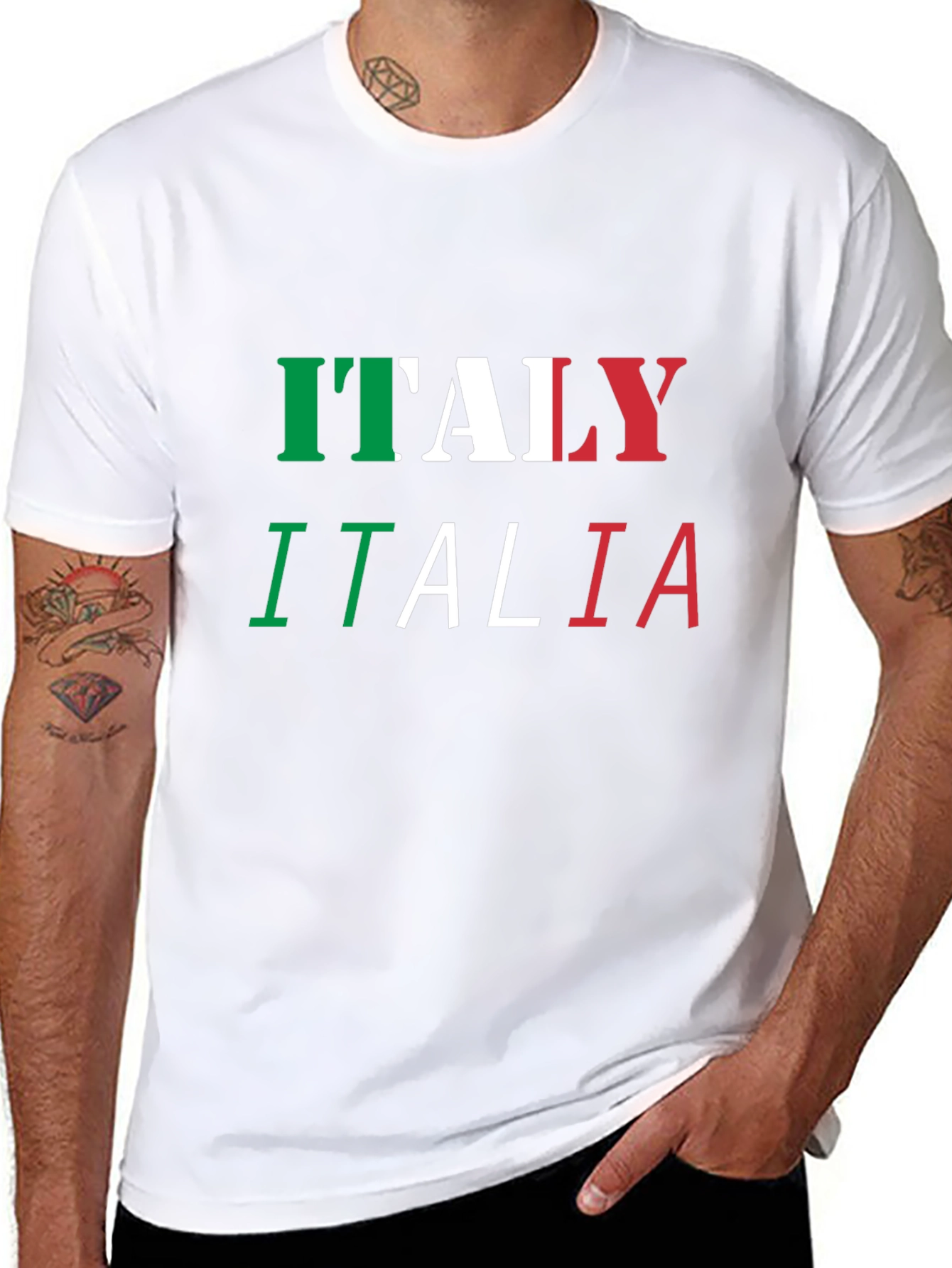 Italy Italia Flag T-Shirt