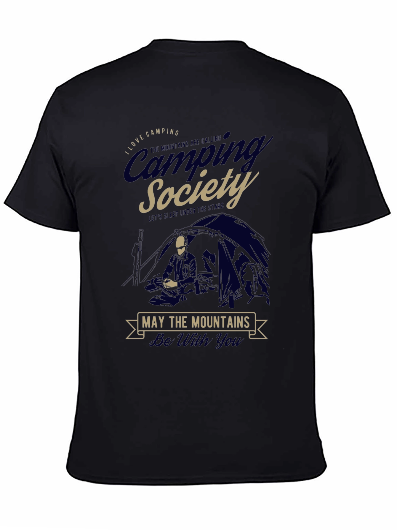 Camping Society T-Shirt - Mountains Adventure