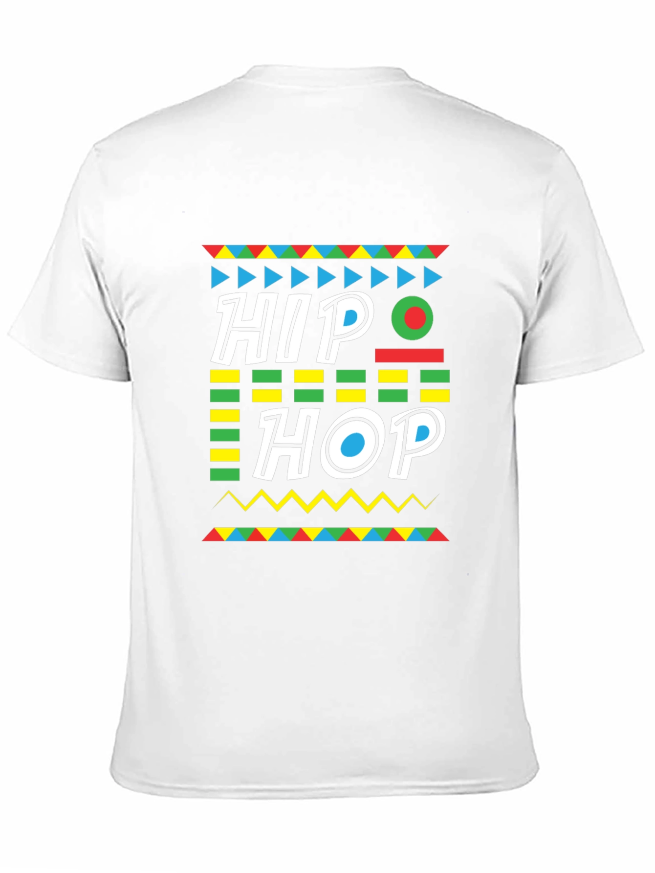 Hip Hop Graphic Print Black T-Shirt
