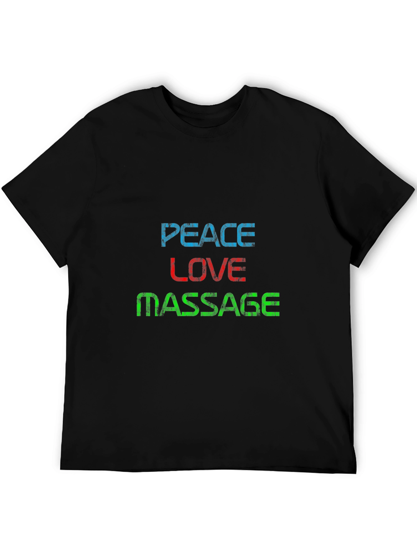 Peace Love Massage T-Shirt - Unique Graphic Tee