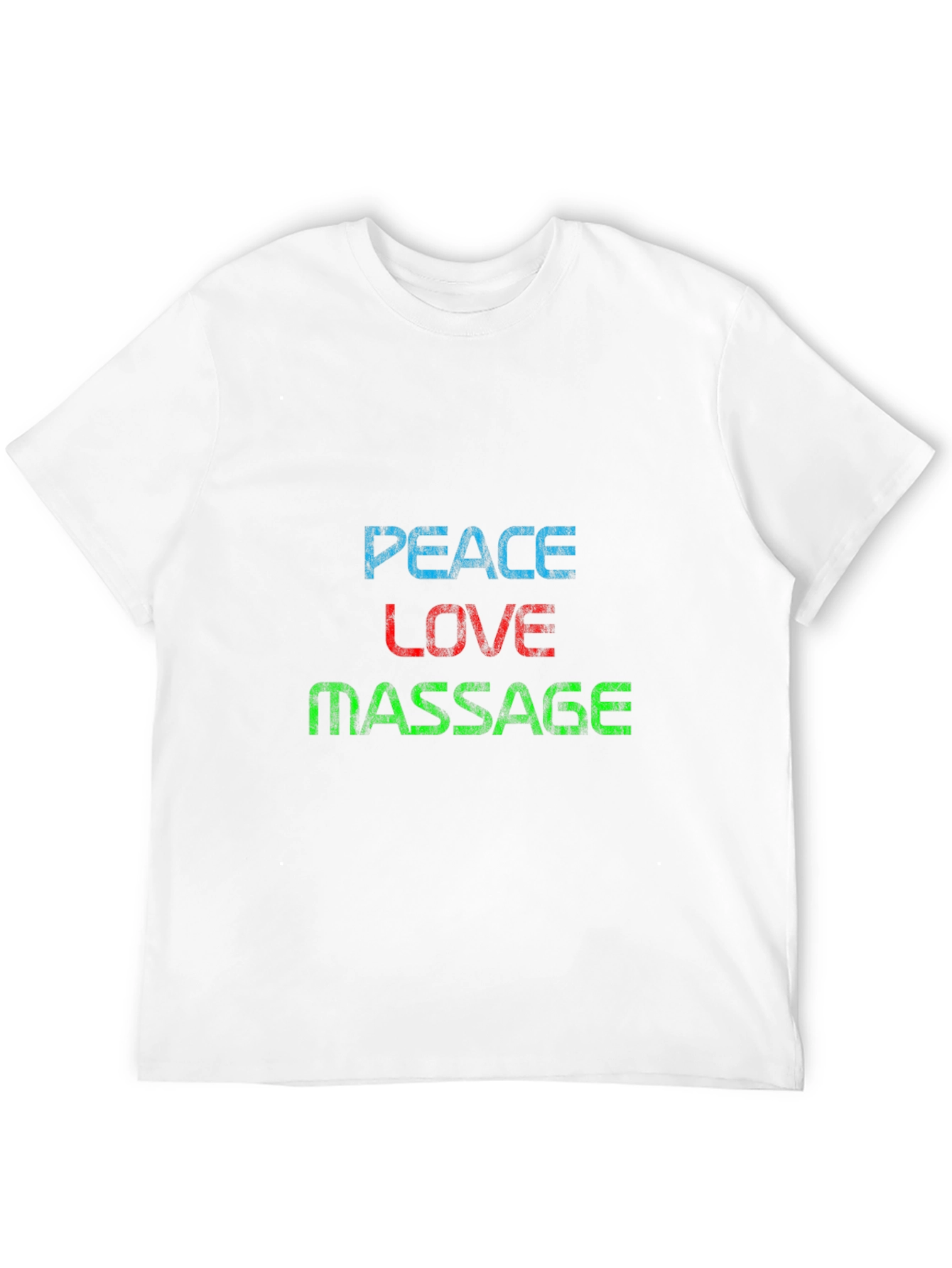 Peace Love Massage T-Shirt - Unique Graphic Tee
