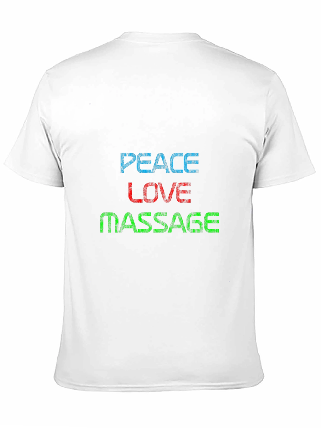 Peace Love Massage T-Shirt - Unique Graphic Tee