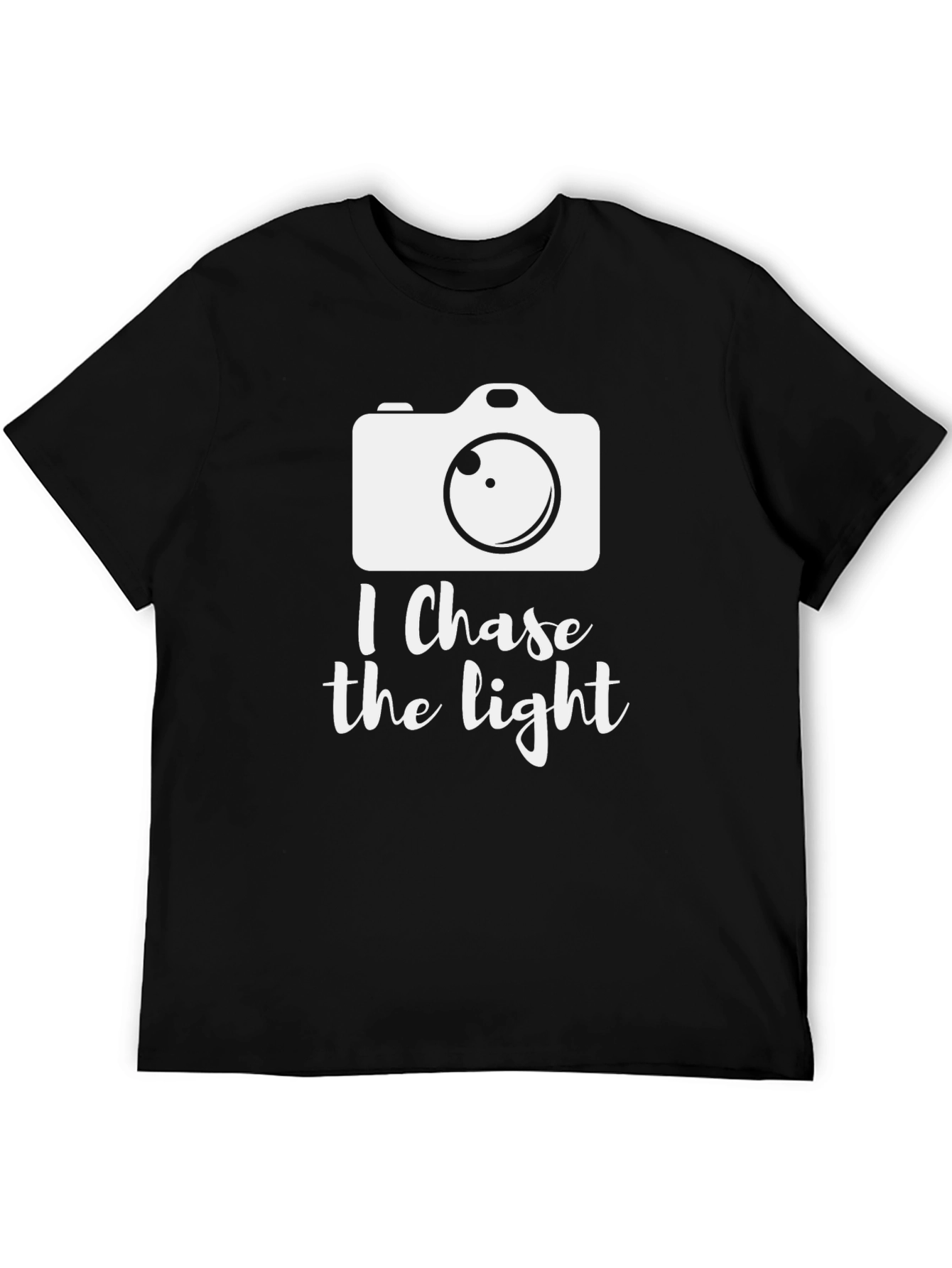 I Chase the Light Camera Graphic T-Shirt