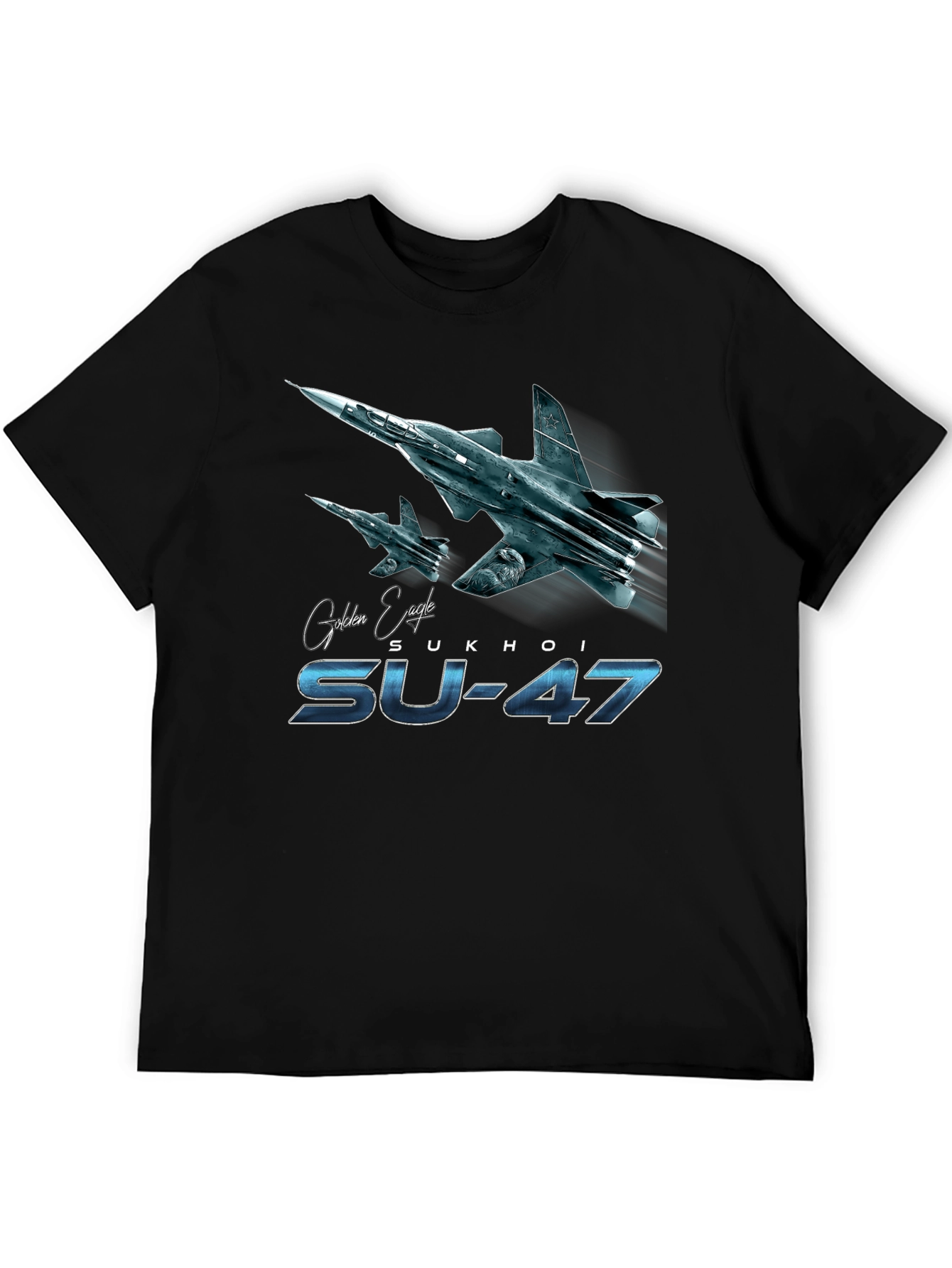 Sukhoi SU-47 T-Shirt - Golden Eagle