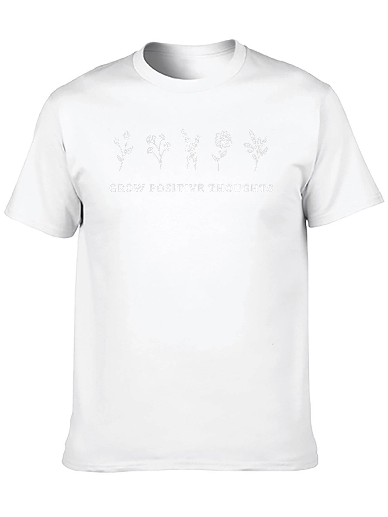 Grow Positive Thoughts Graphic T-Shirt