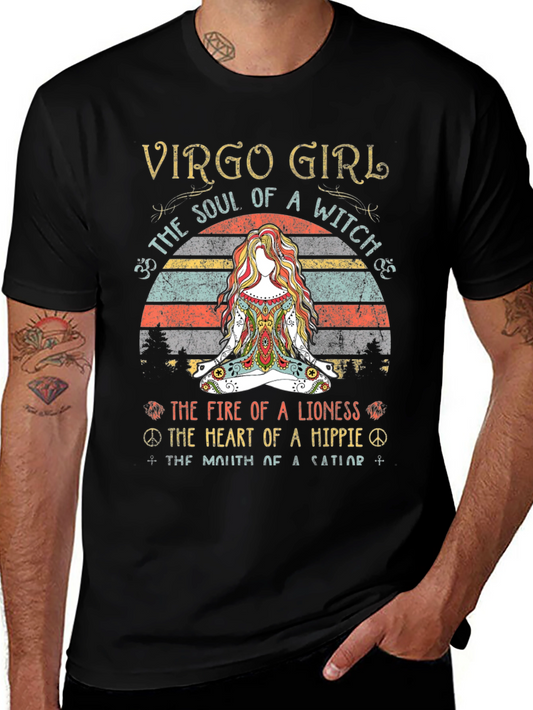 Virgo Girl Soul of A Witch Graphic T-Shirt