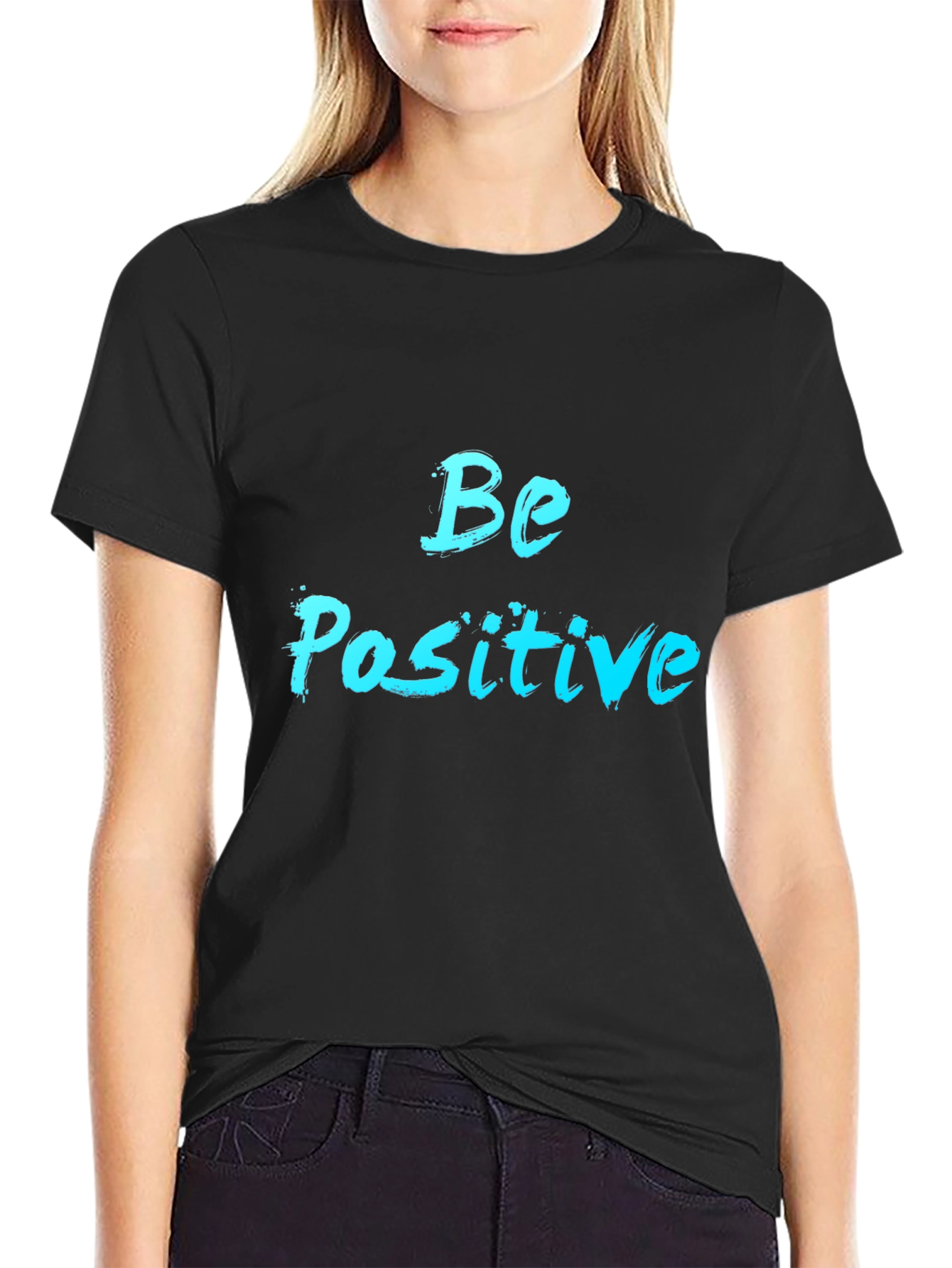 Be Positive Black T-Shirt