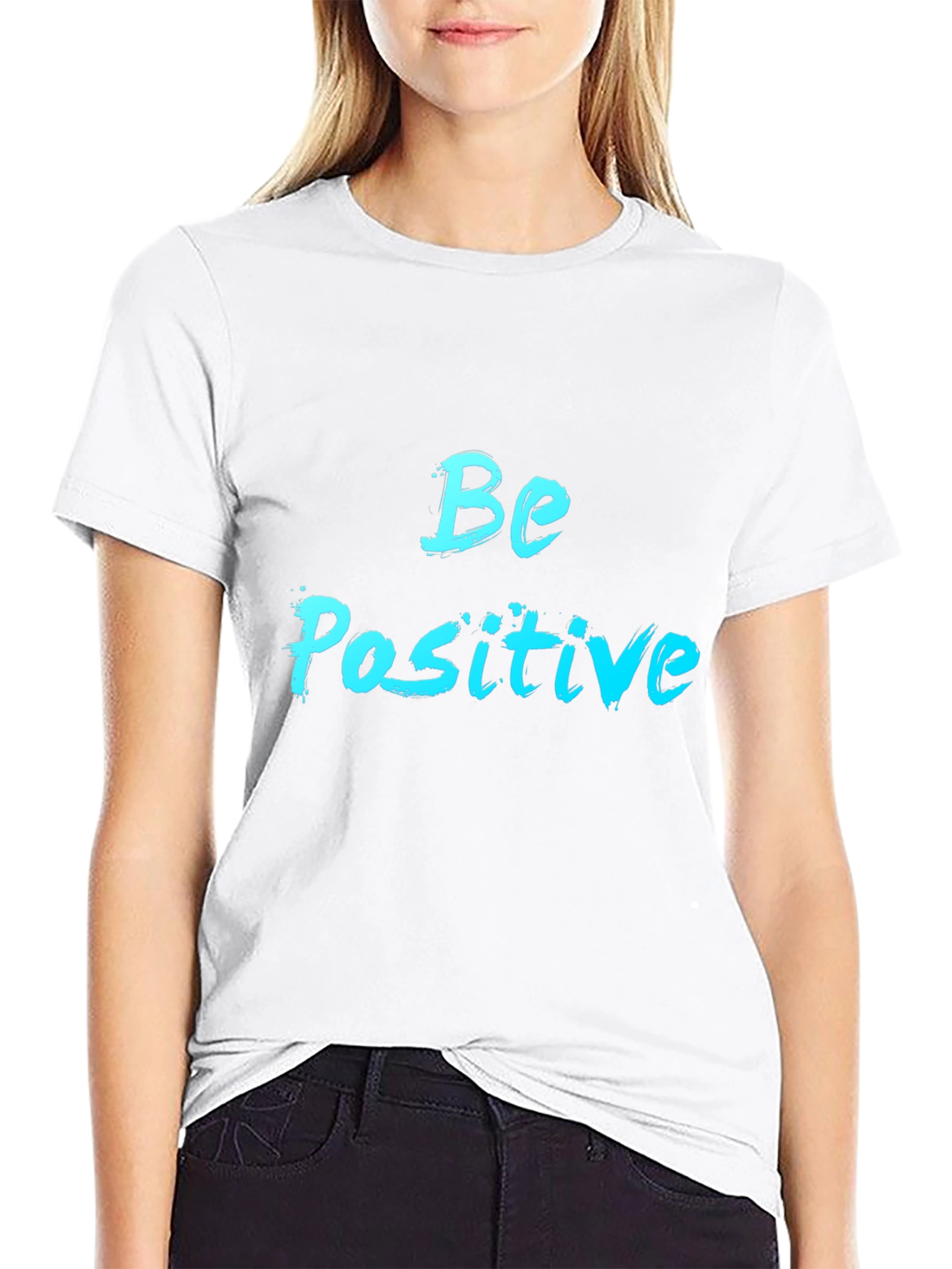 Be Positive Black T-Shirt