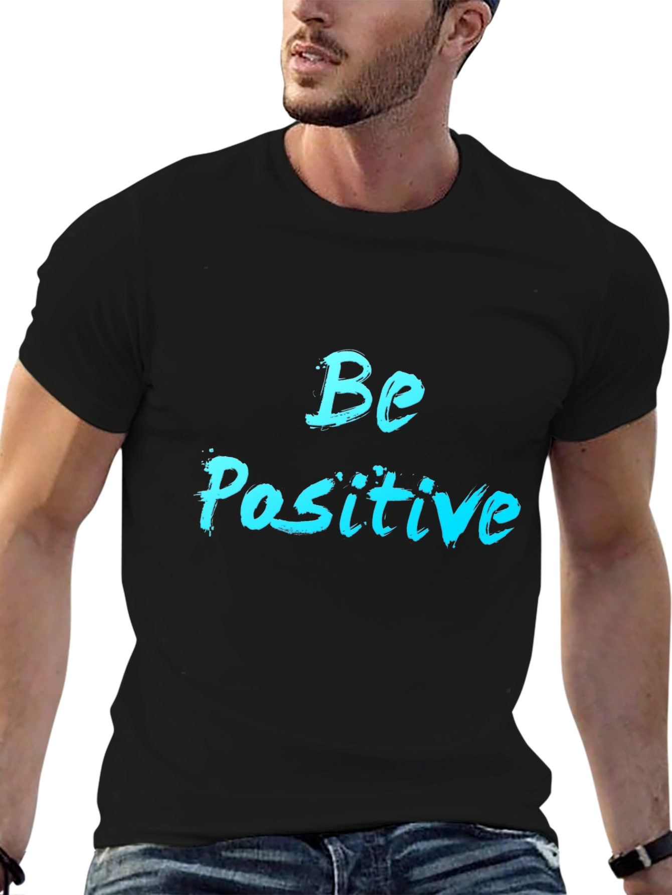 Be Positive Black T-Shirt