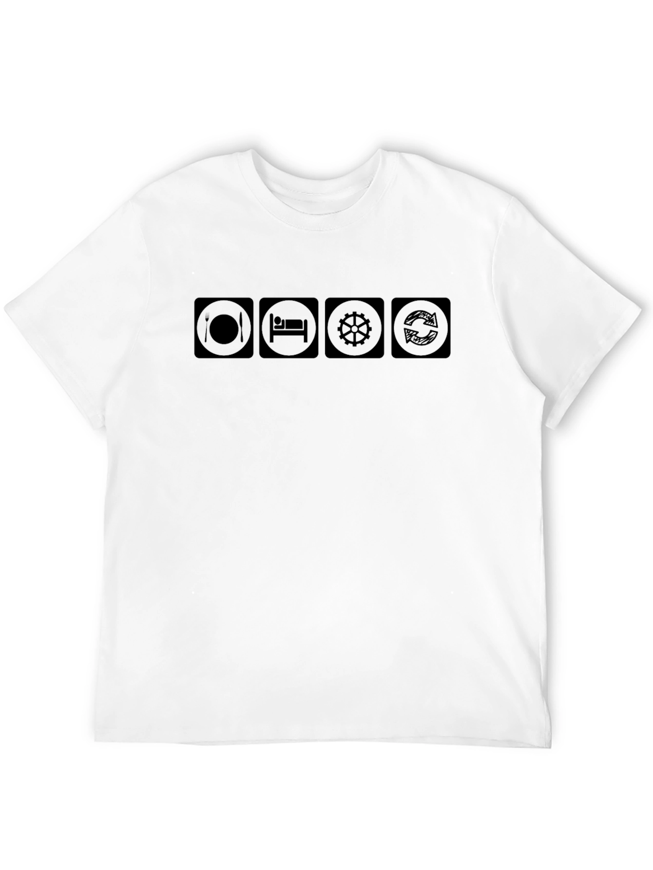 Eat Sleep Dive Repeat Black Graphic Tee