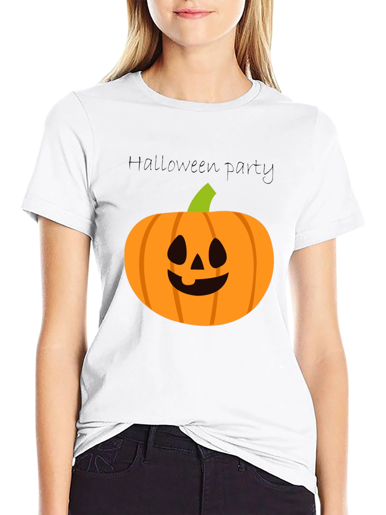 Halloween Party Pumpkin Graphic Tee
