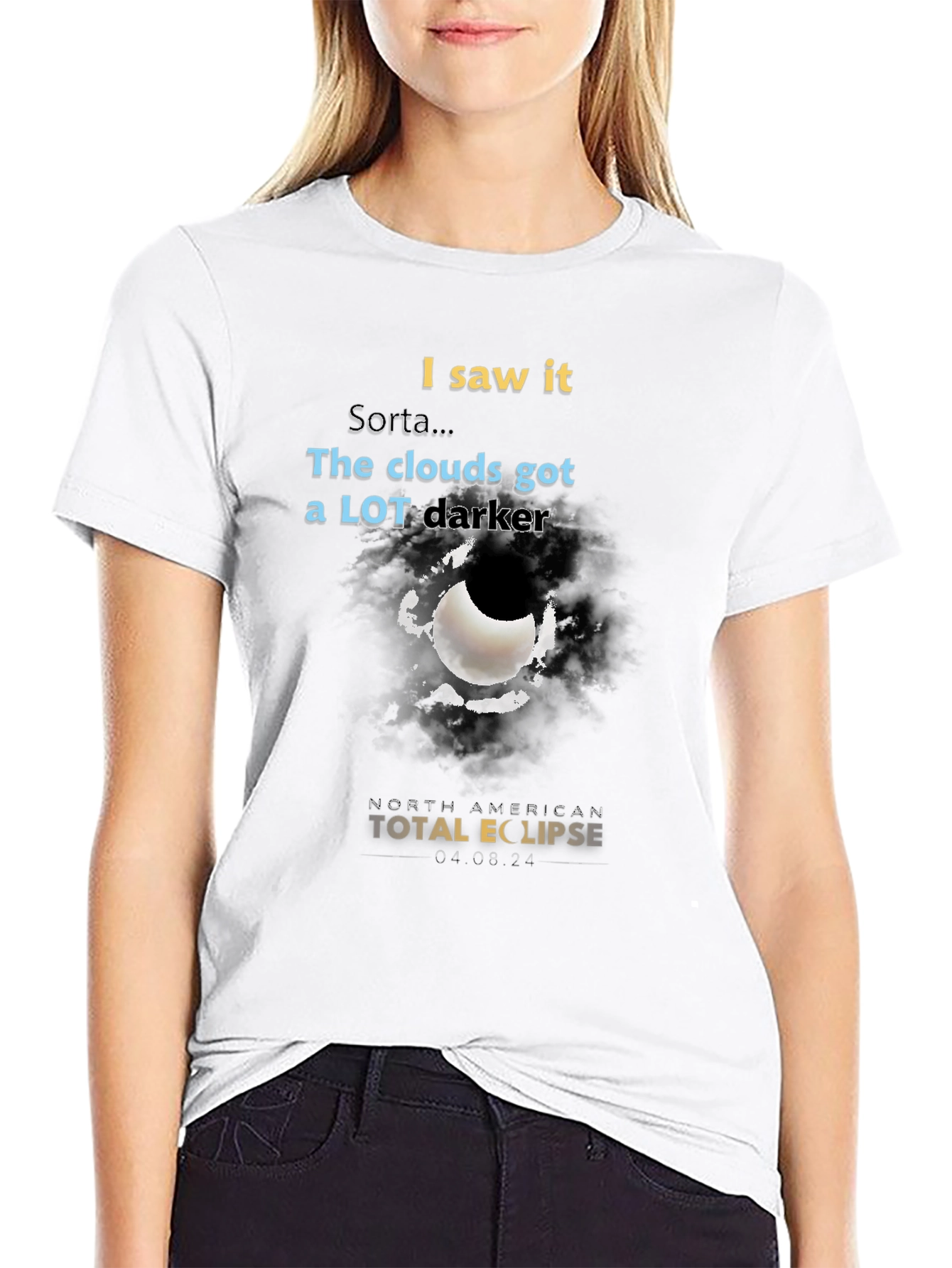 Total Eclipse T-Shirt - Clouds Got Darker