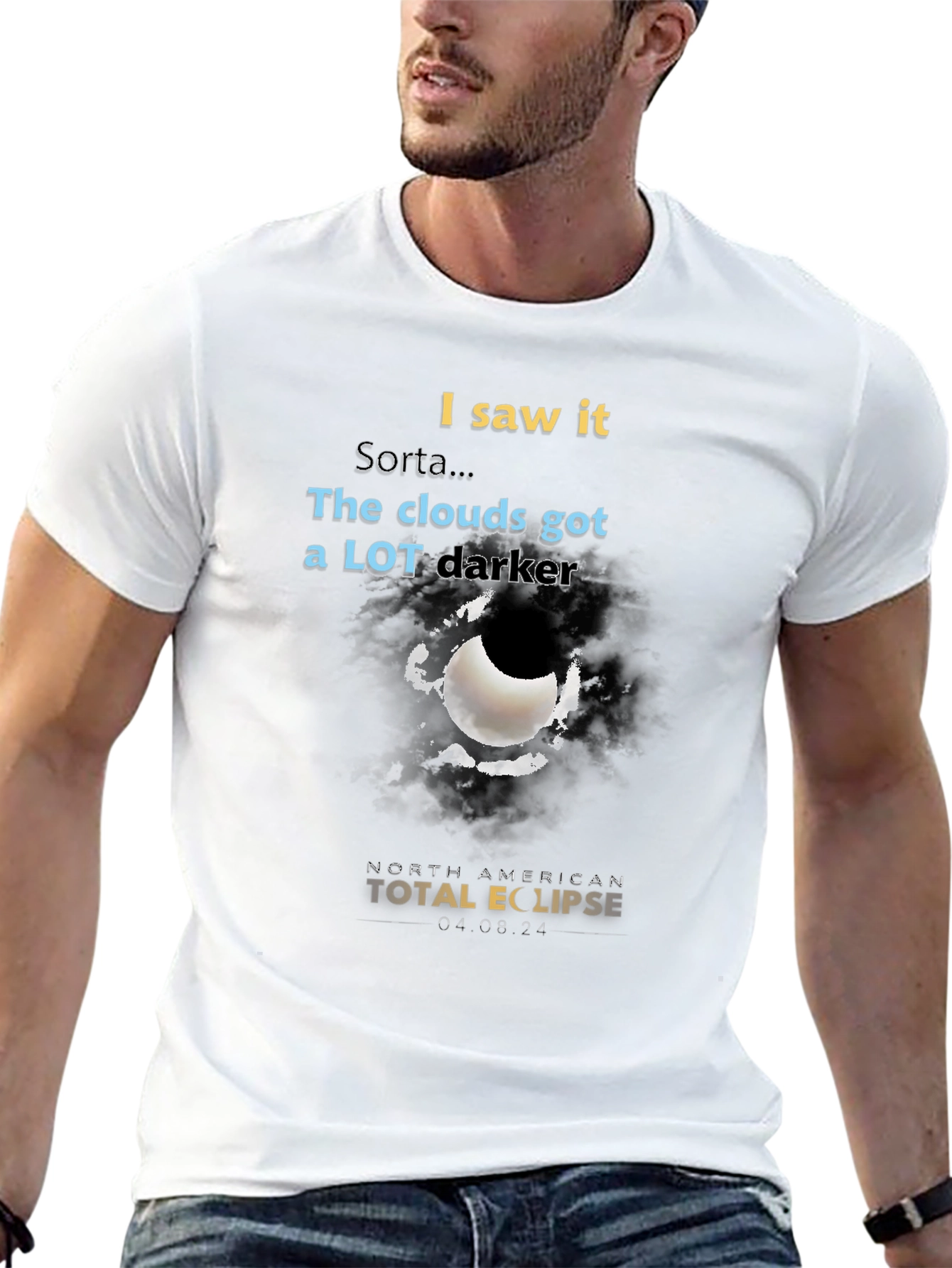 Total Eclipse T-Shirt - Clouds Got Darker