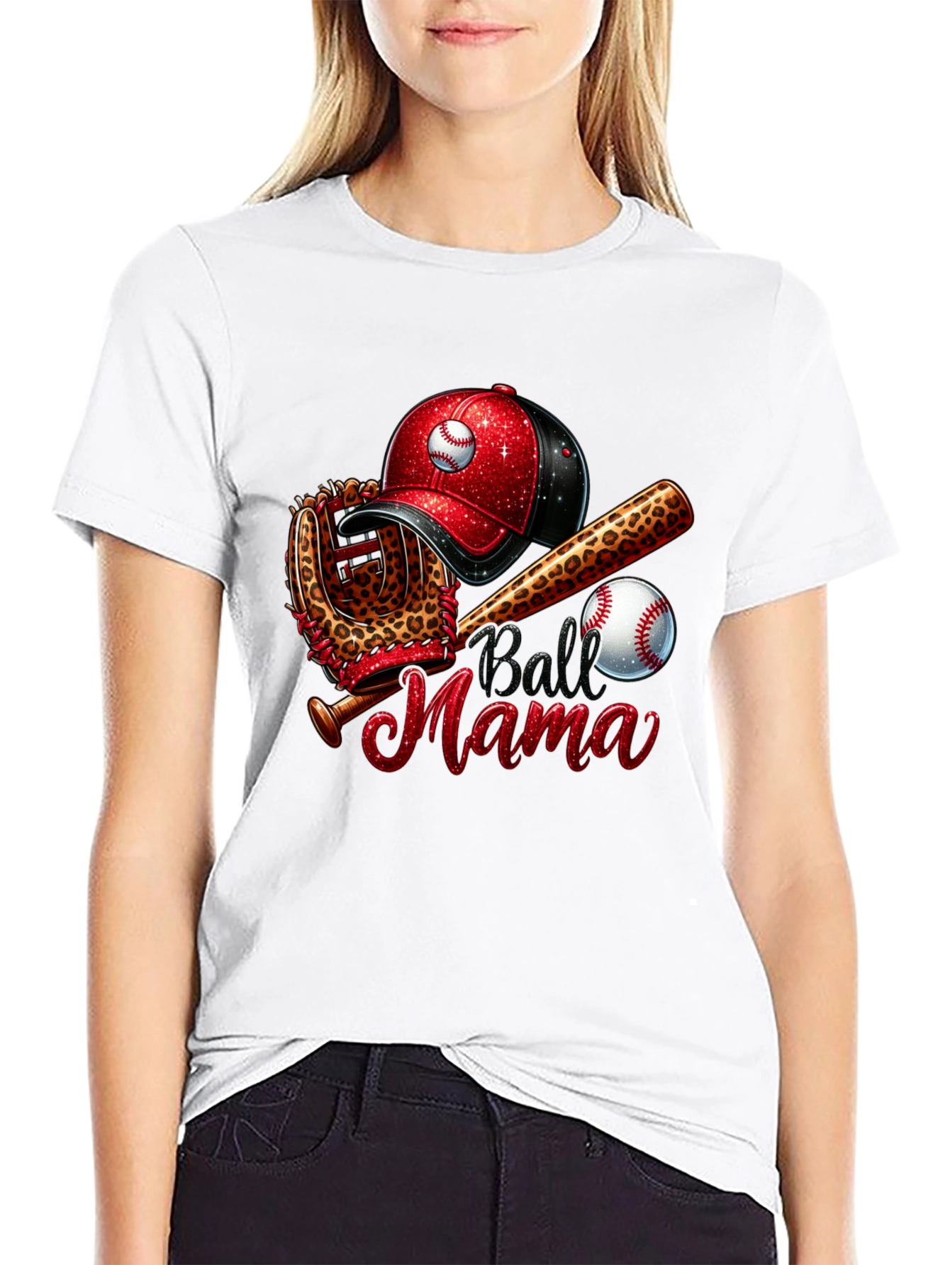 Ball Mama Baseball T-Shirt