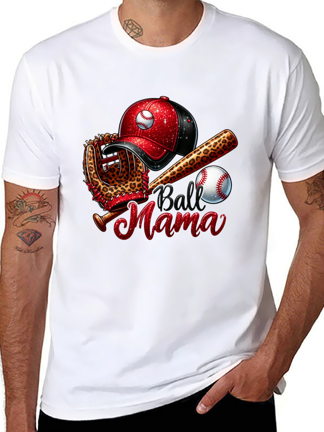 Ball Mama Baseball T-Shirt
