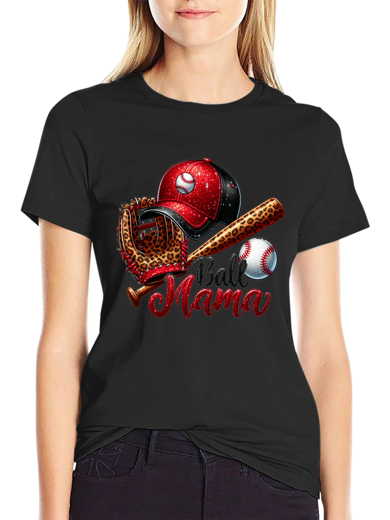 Ball Mama Baseball T-Shirt