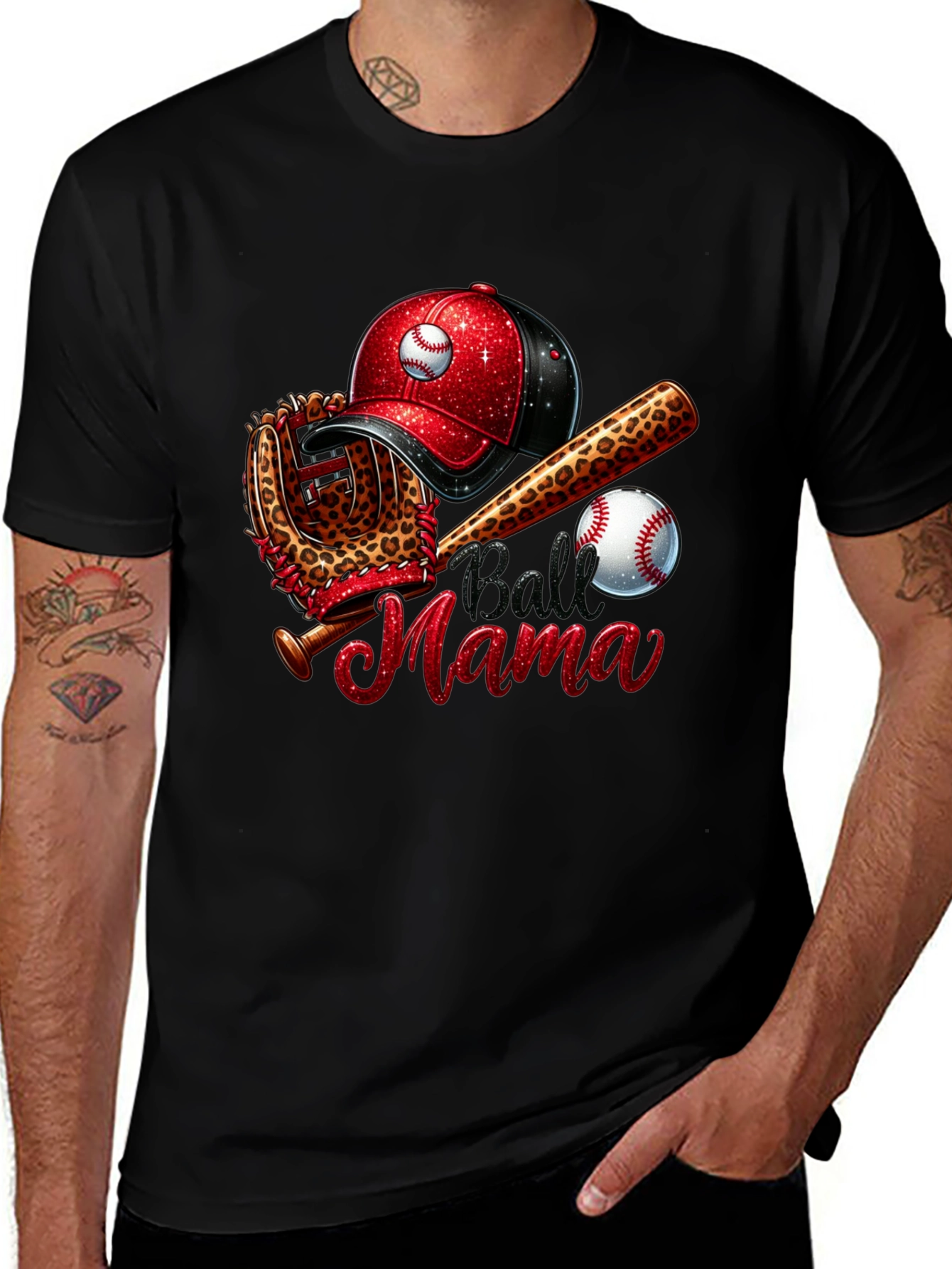 Ball Mama Baseball T-Shirt