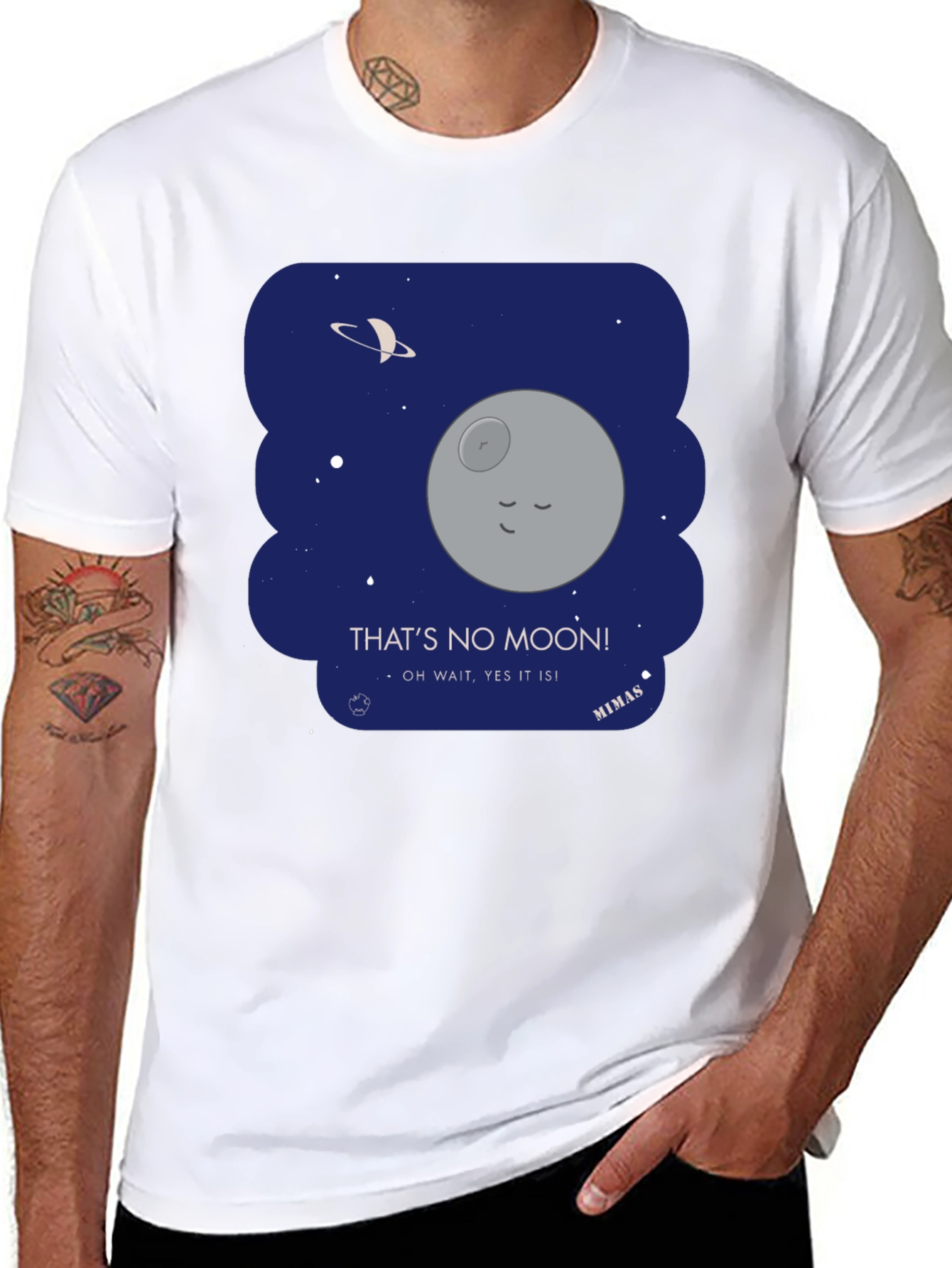 Thats No Moon! T-Shirt - Sci-Fi Inspired Cotton Tee