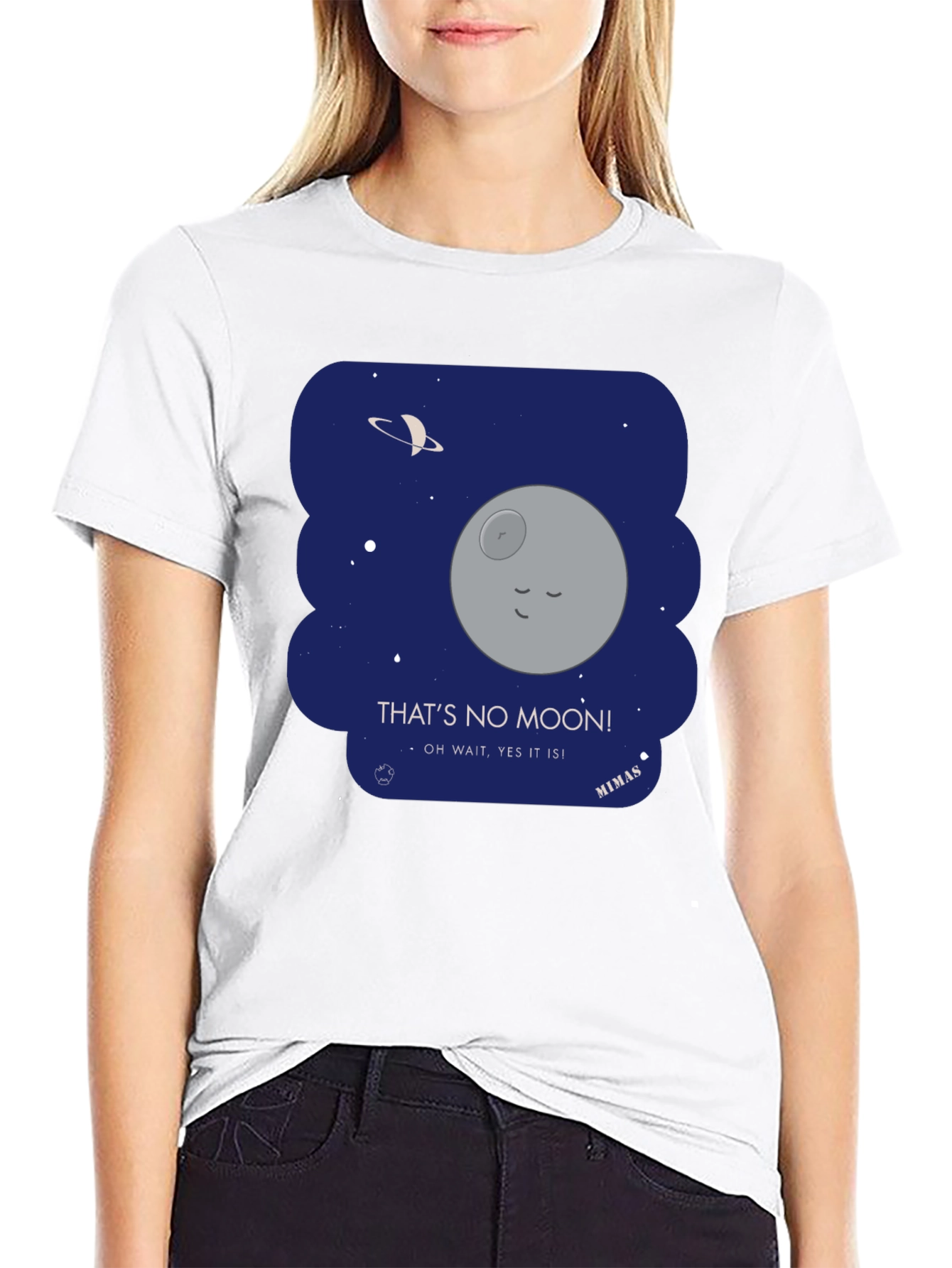 Thats No Moon! T-Shirt - Sci-Fi Inspired Cotton Tee