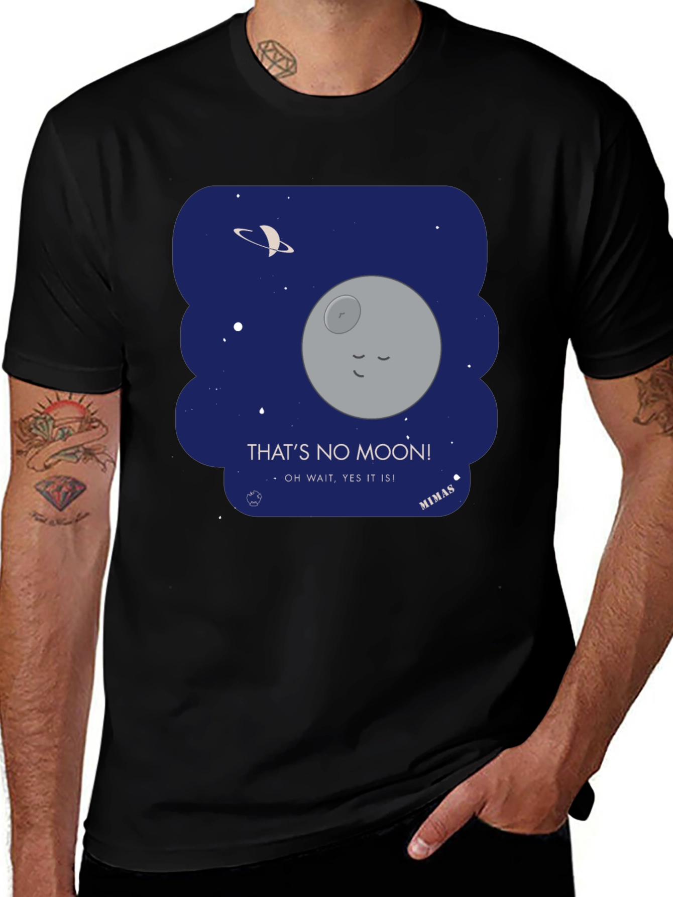 Thats No Moon! T-Shirt - Sci-Fi Inspired Cotton Tee