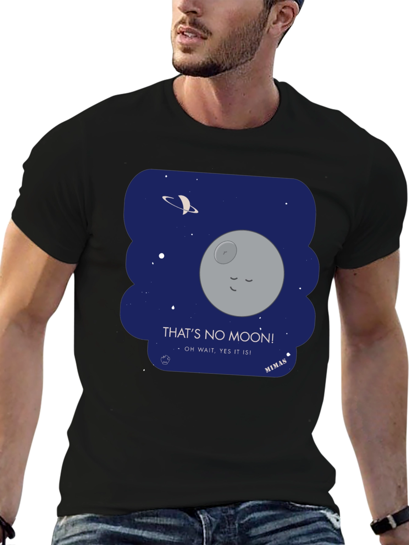 Thats No Moon! T-Shirt - Sci-Fi Inspired Cotton Tee