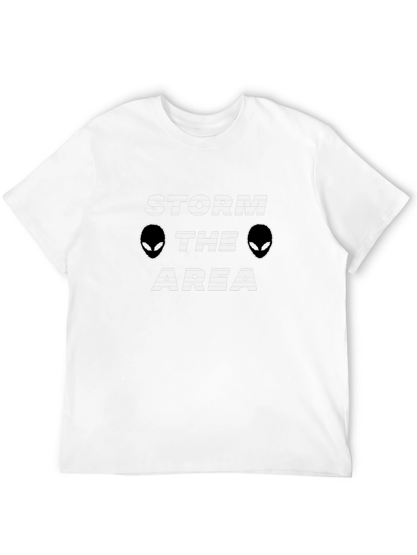 Storm The Area Alien Graphic T-Shirt