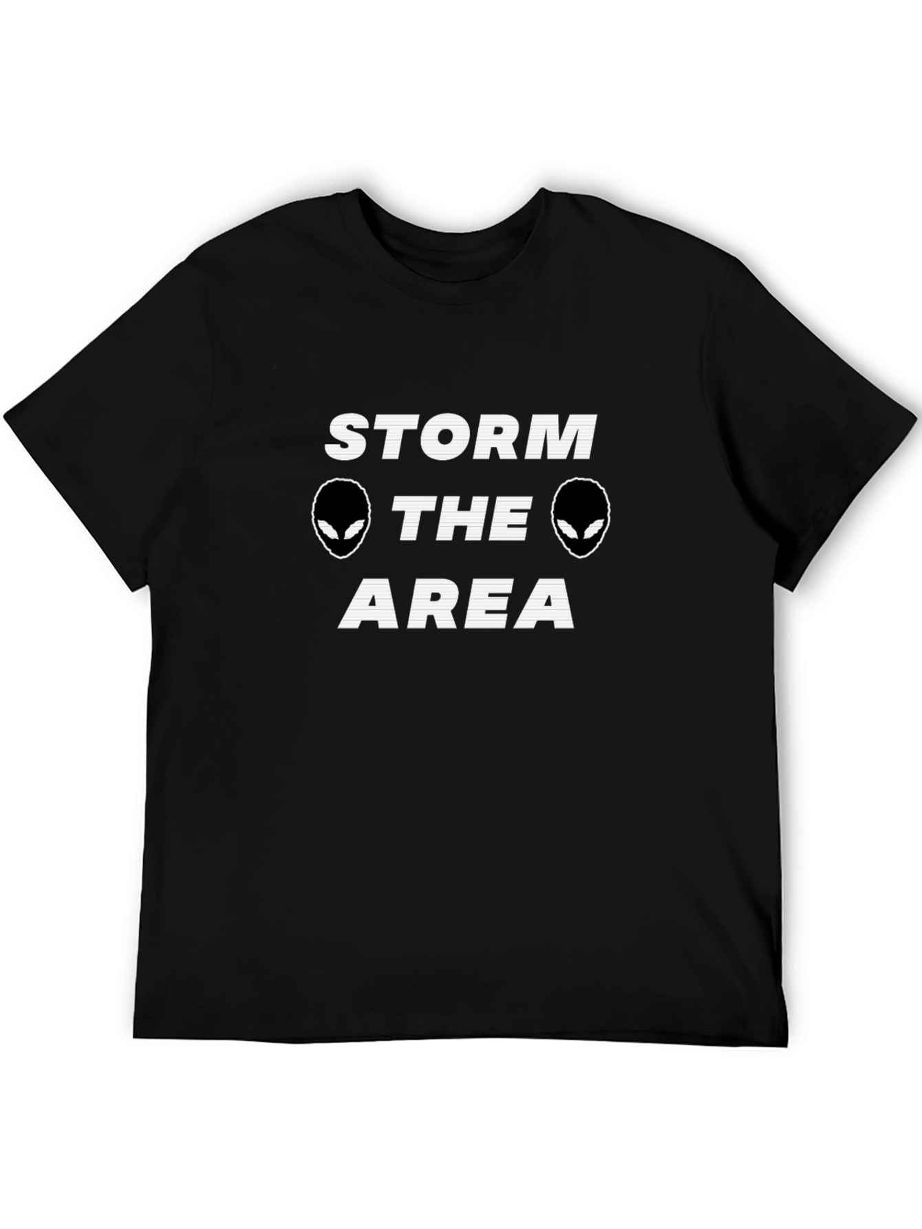 Storm The Area Alien Graphic T-Shirt