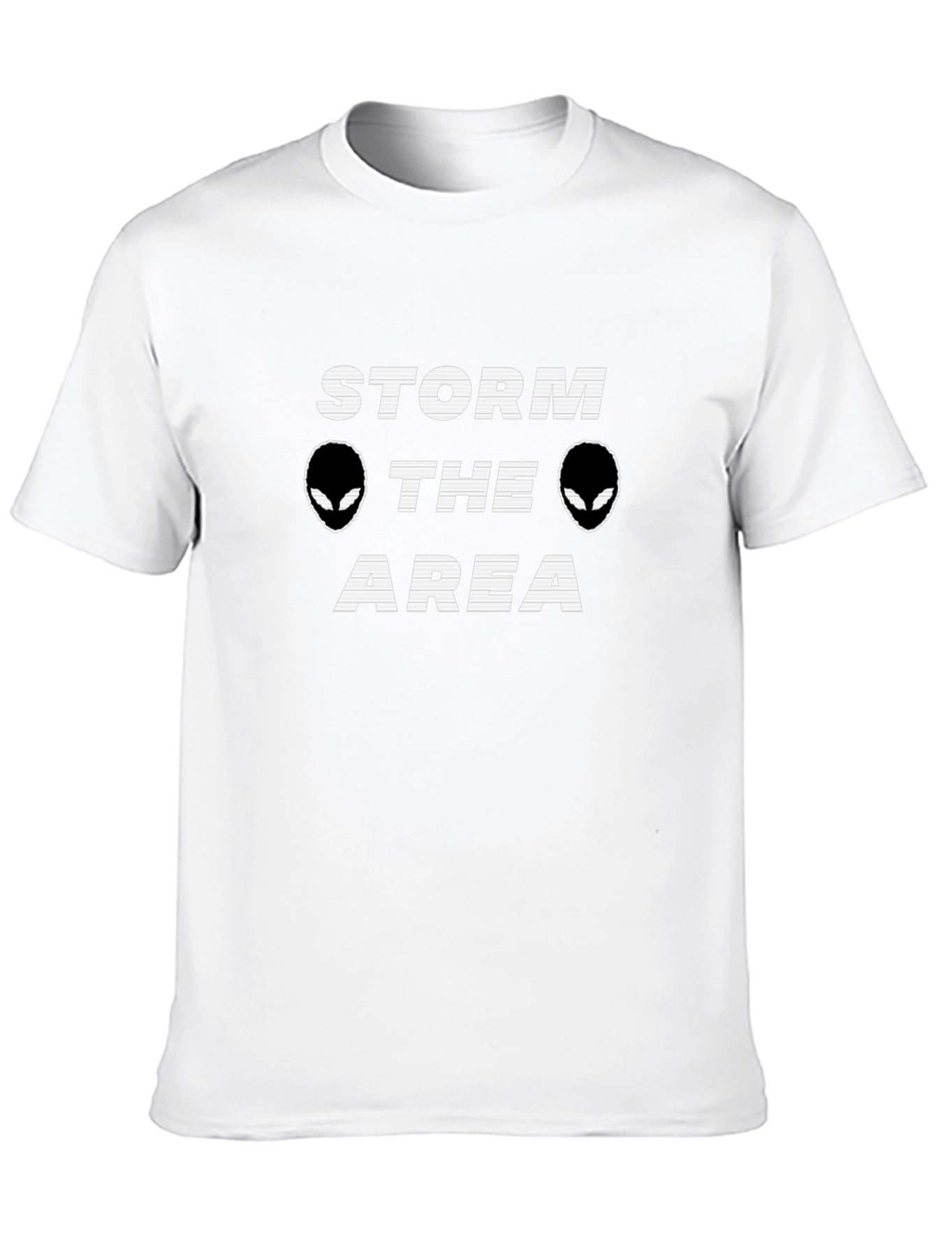 Storm The Area Alien Graphic T-Shirt