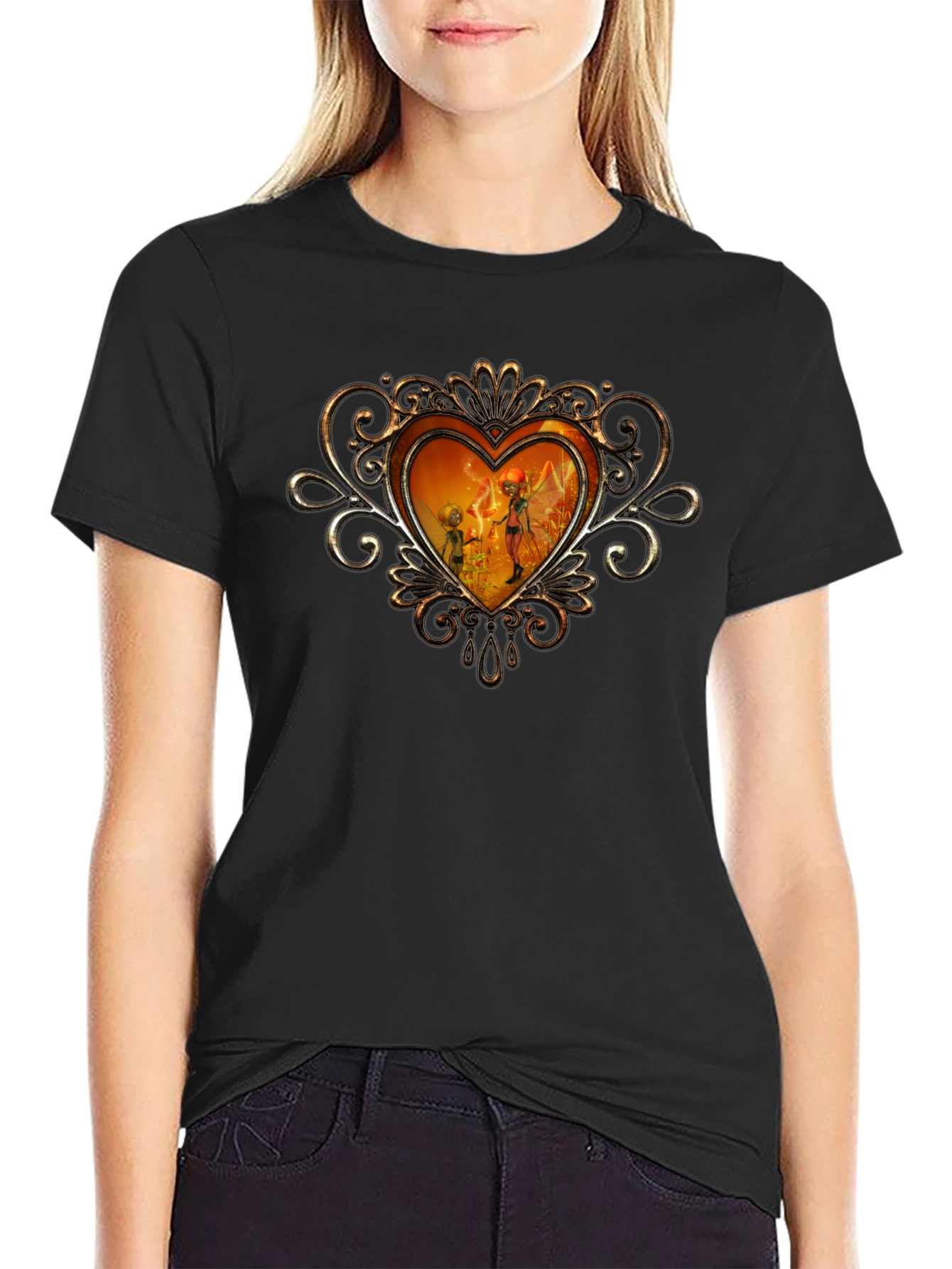 Heart Framed Fairy T-Shirt