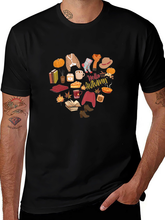 Hello Autumn T-Shirt - Fall Season Apparel