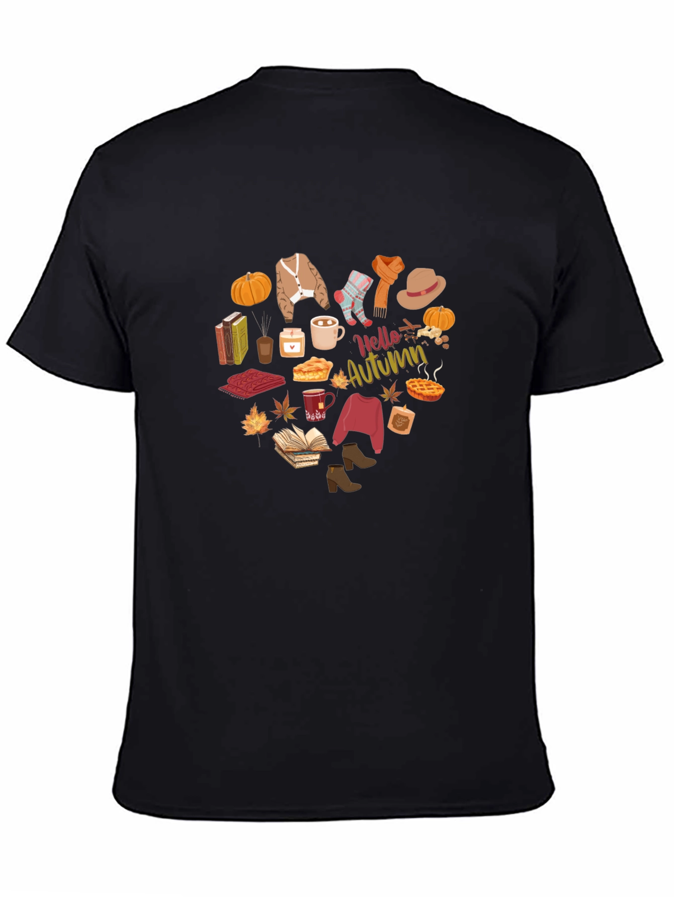 Hello Autumn T-Shirt - Fall Season Apparel