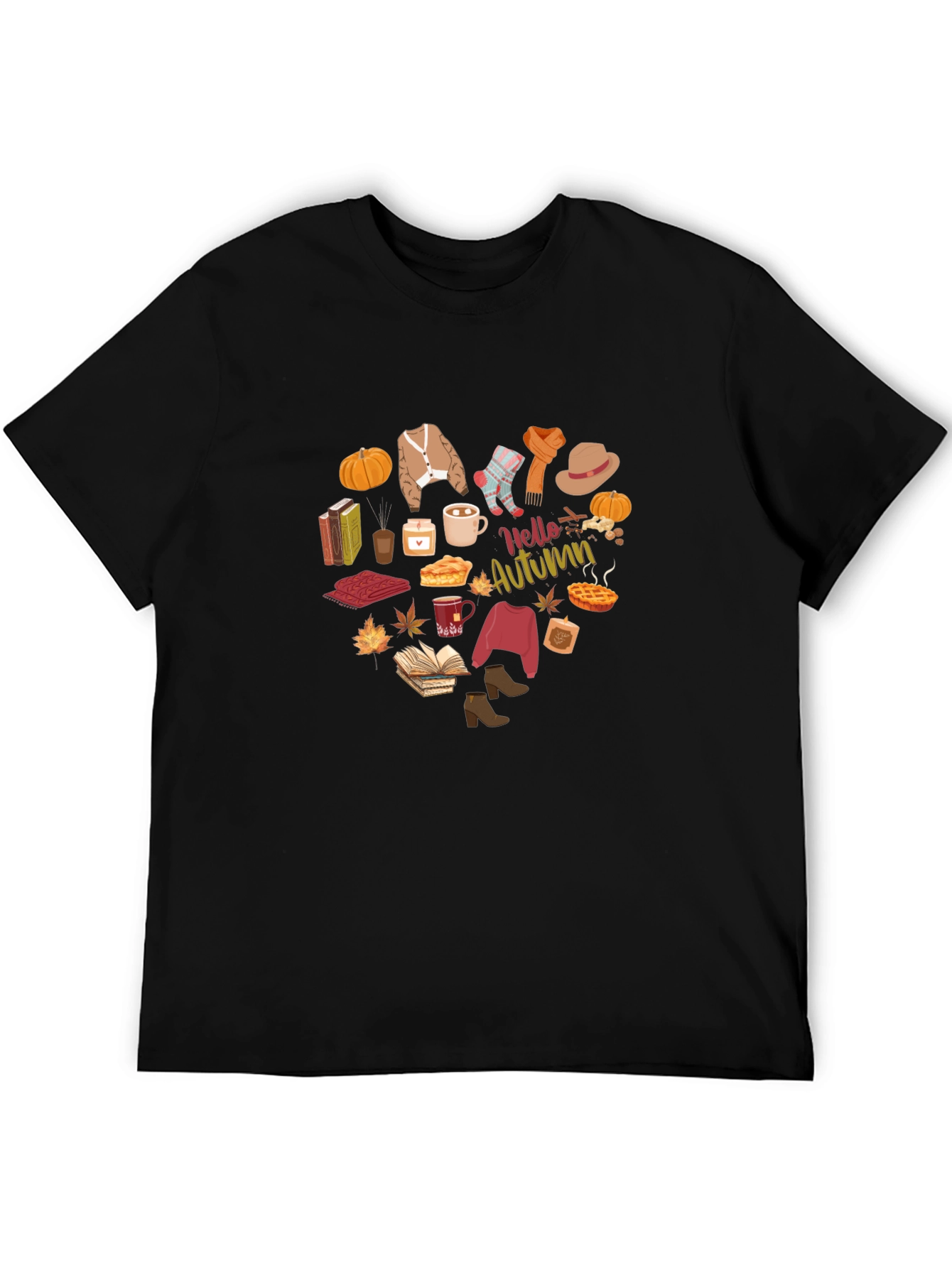 Hello Autumn T-Shirt - Fall Season Apparel