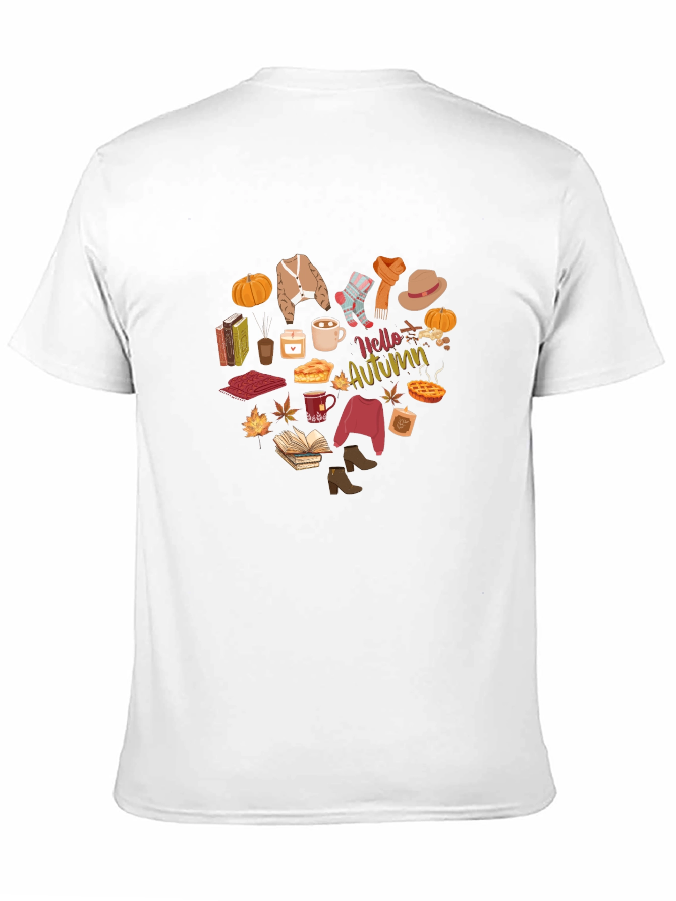 Hello Autumn T-Shirt - Fall Season Apparel