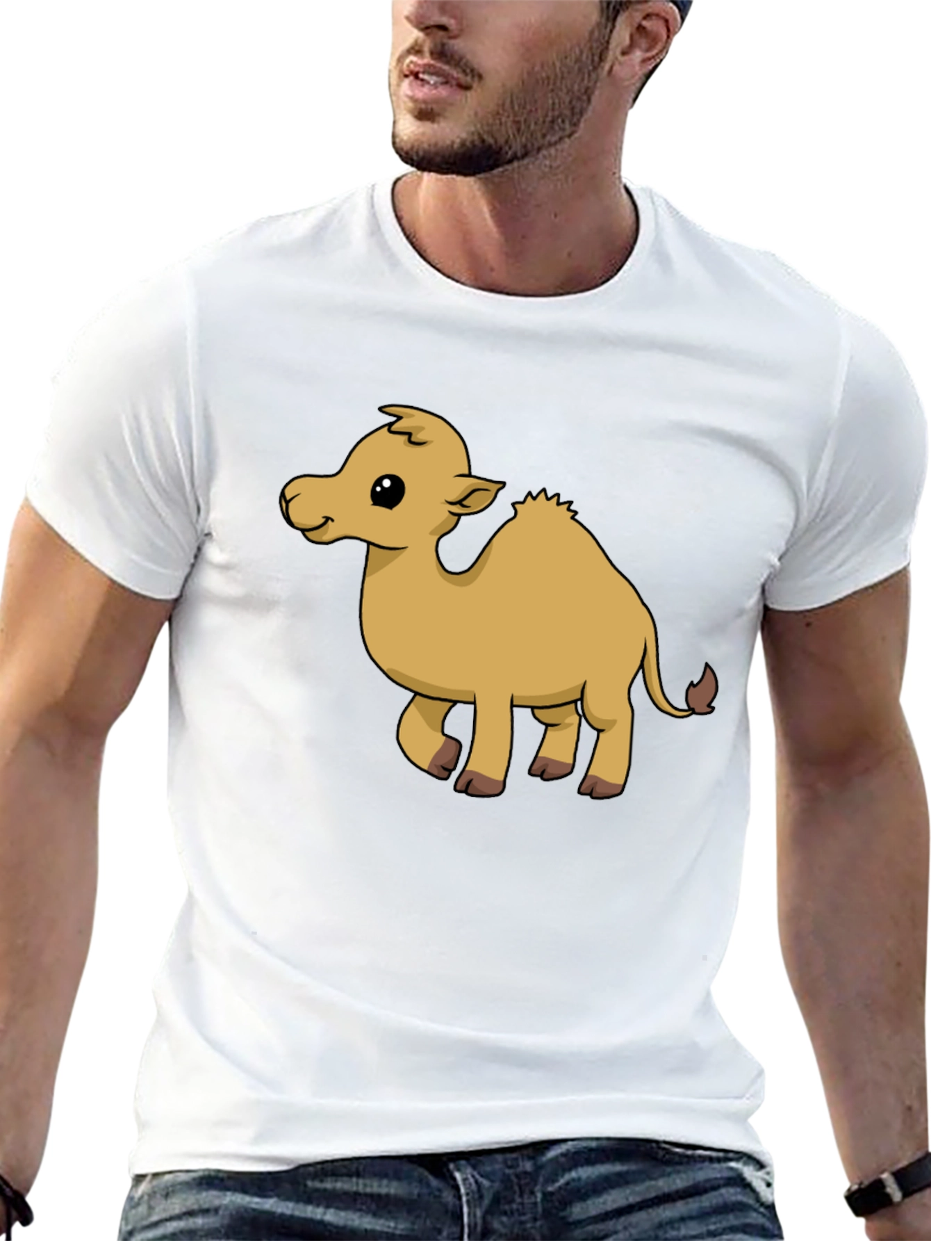 Cute Cartoon Camel Graphic T-Shirt