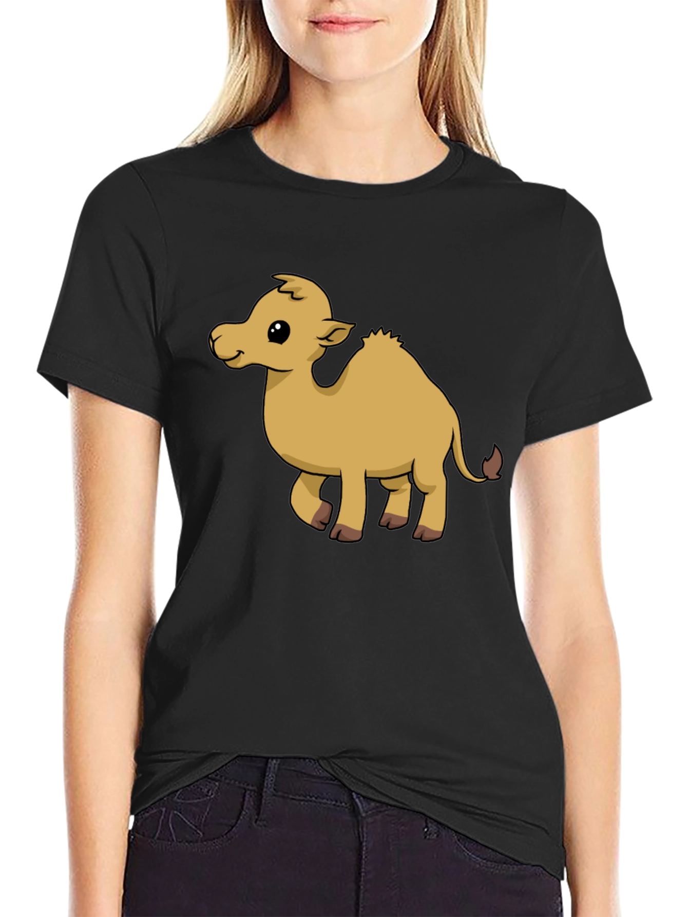 Cute Cartoon Camel Graphic T-Shirt