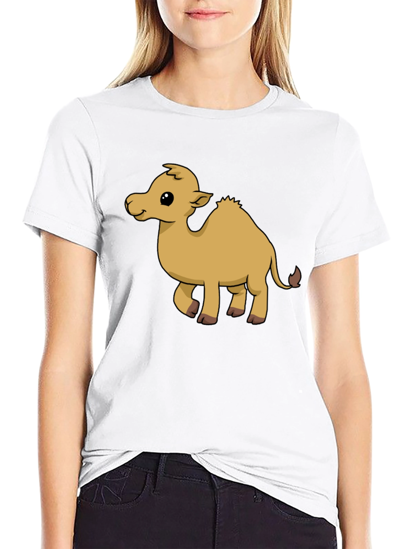 Cute Cartoon Camel Graphic T-Shirt