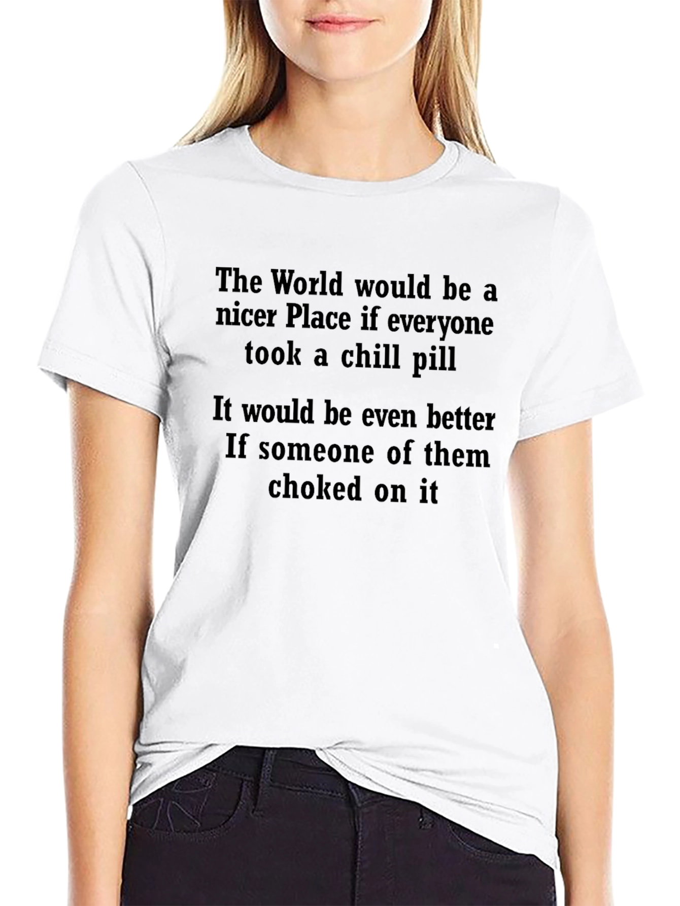 Chill Pill Graphic T-Shirt - Sarcastic Humor Tee