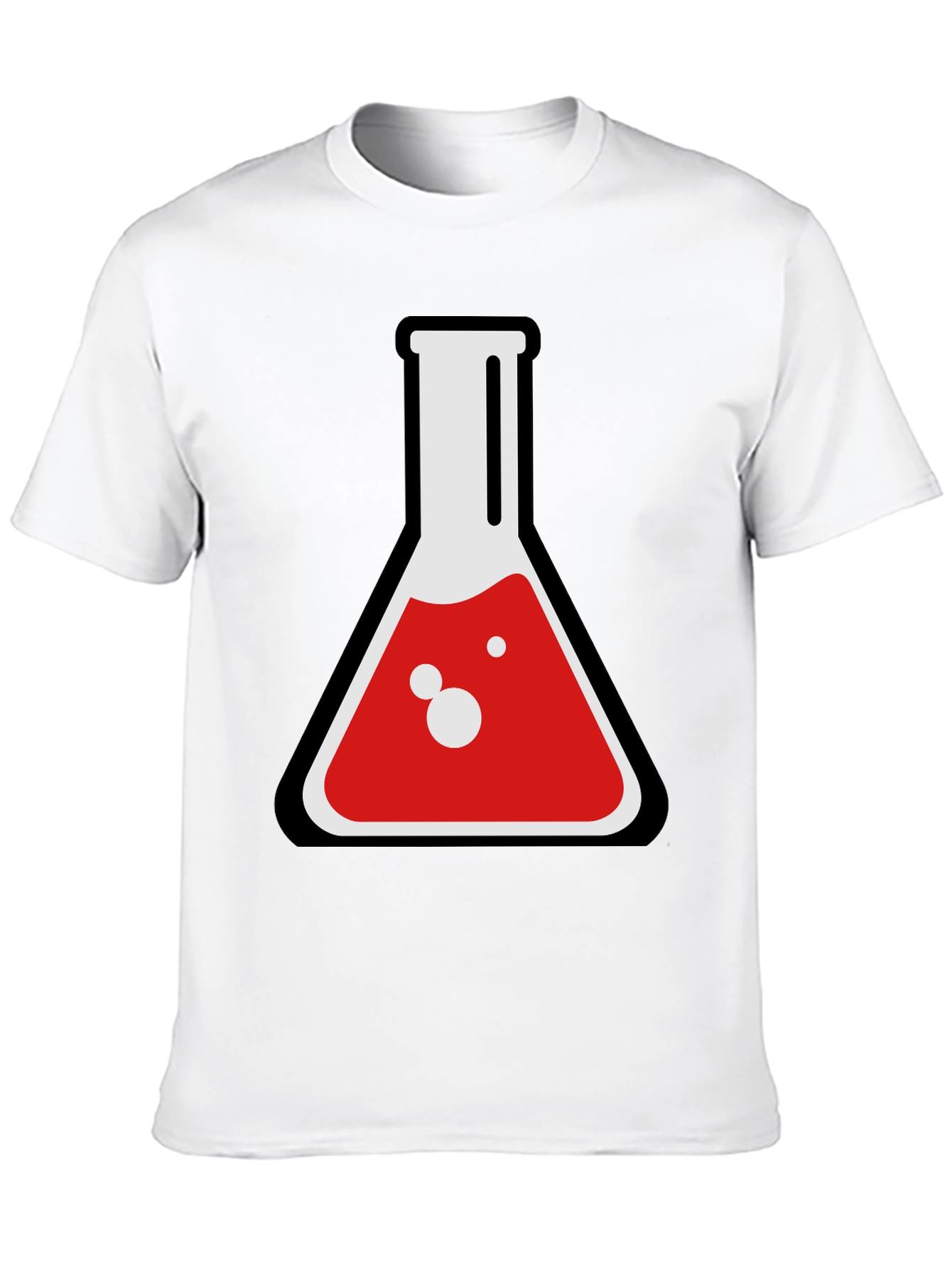 Science Flask Graphic Tee - Cool Chemistry Shirt
