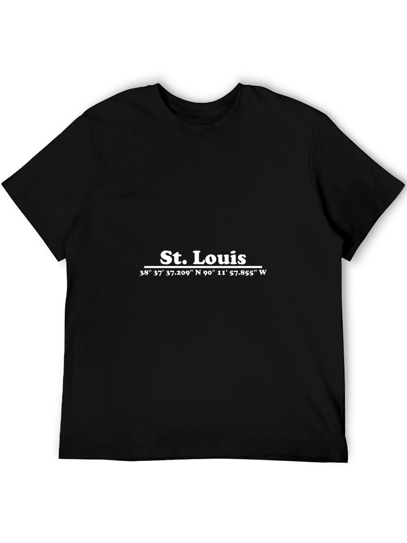 St. Louis Coordinates Graphic T-Shirt