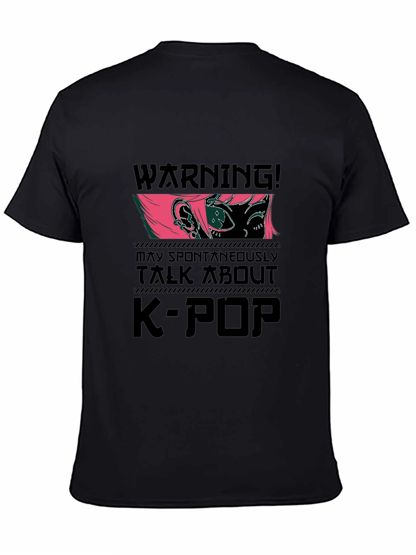 K-Pop Warning T-Shirt - Trendy Graphic Tee
