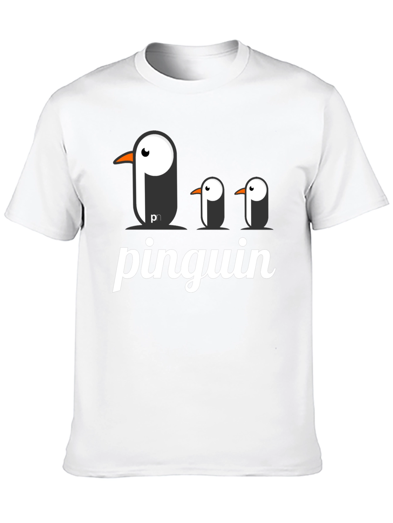 Pinguin Graphic T-Shirt - Black Cotton Tee
