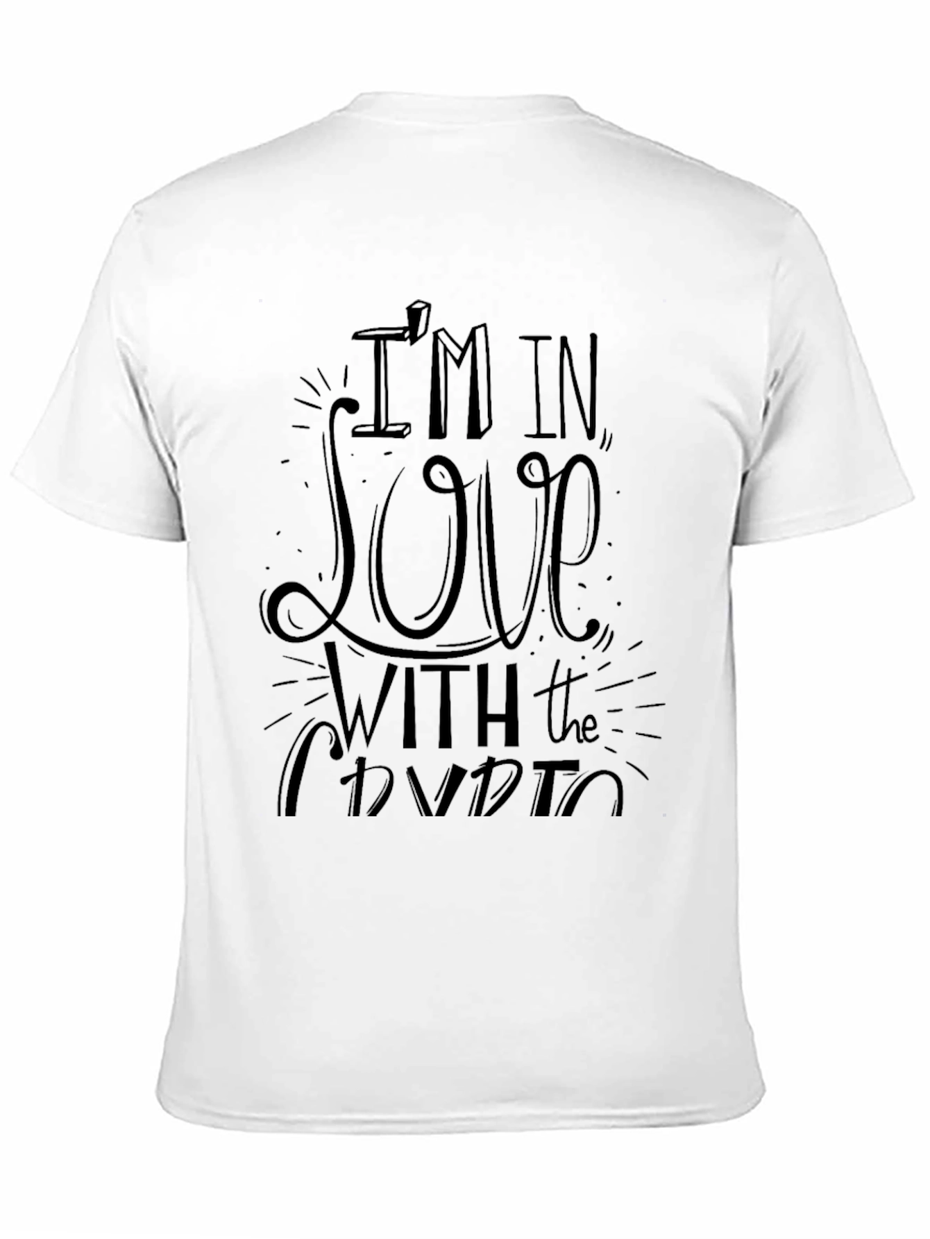 Im In Love With The Crypto Black T-Shirt