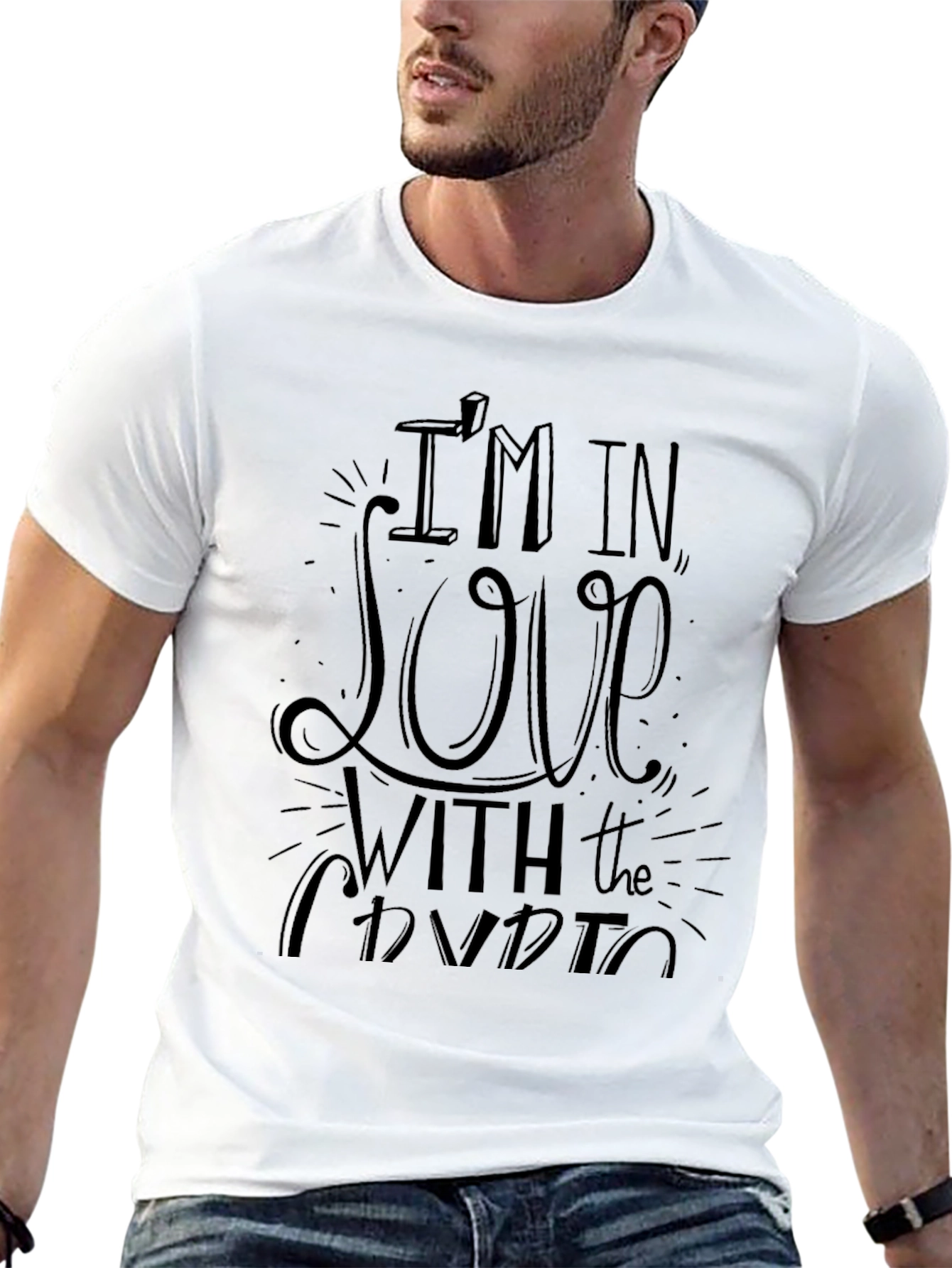 Im In Love With The Crypto Black T-Shirt