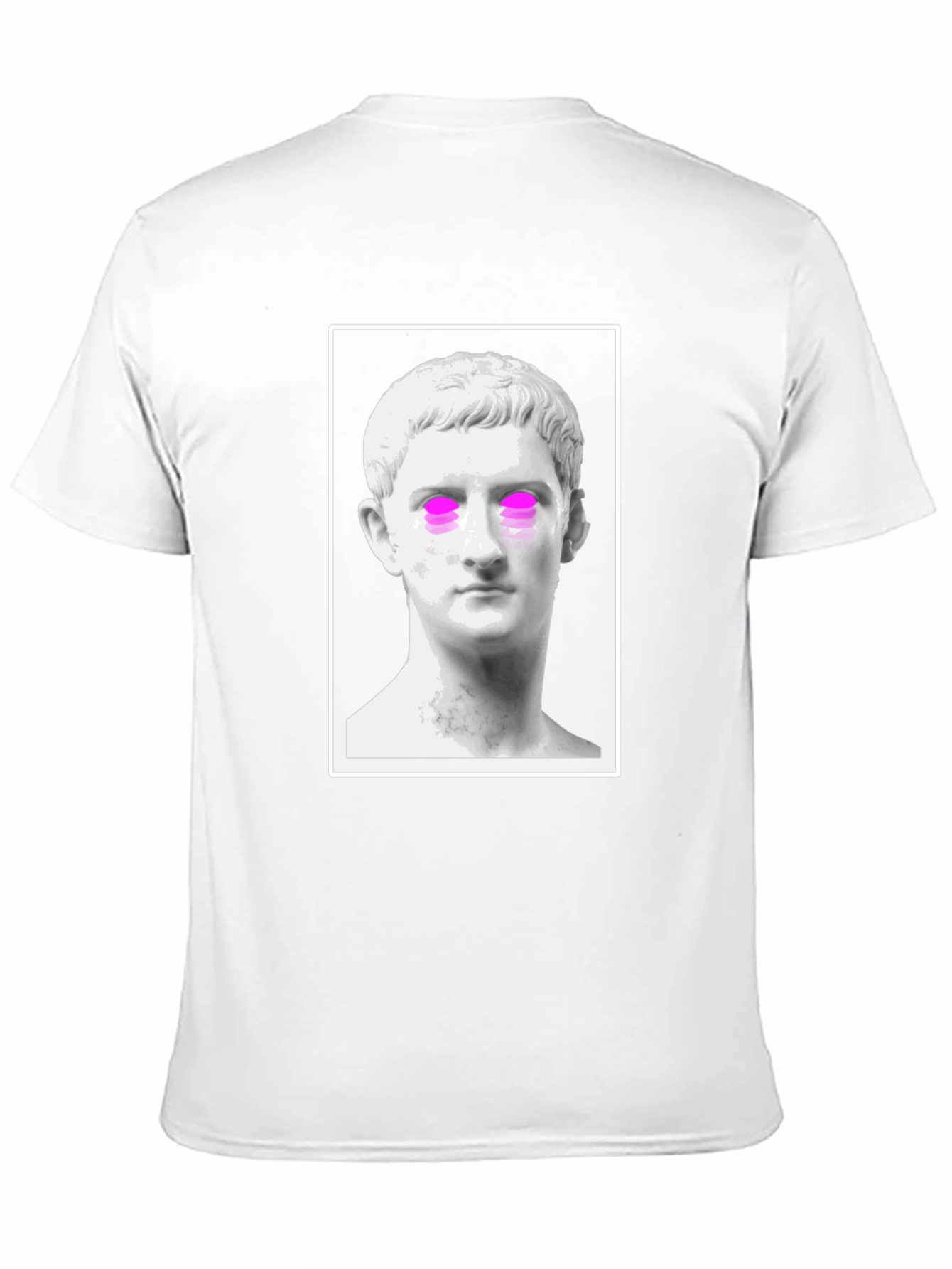 Statue Graphic Tee - Trendy Black T-Shirt