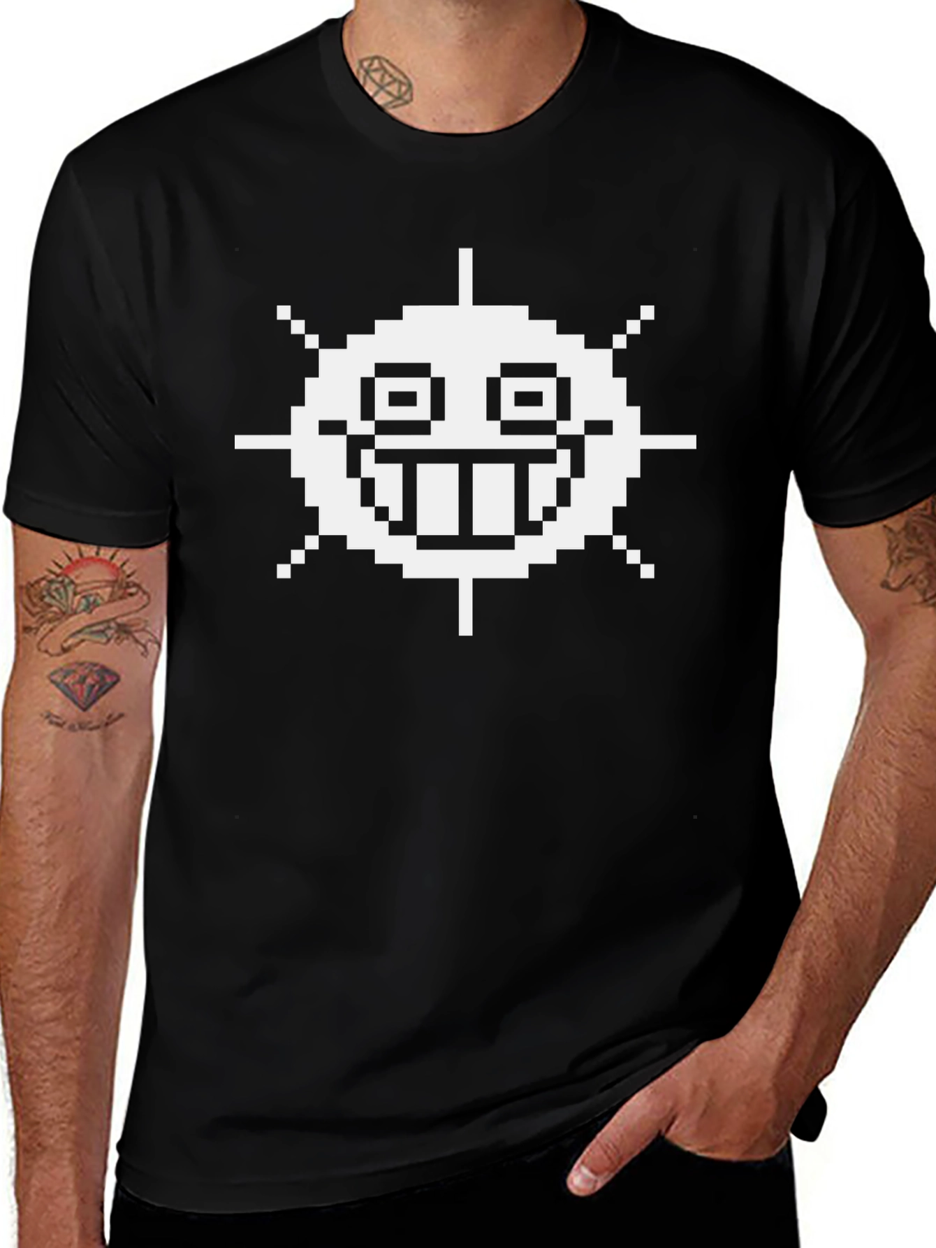 Pixel Art Spike T-Shirt - Retro Gaming Style