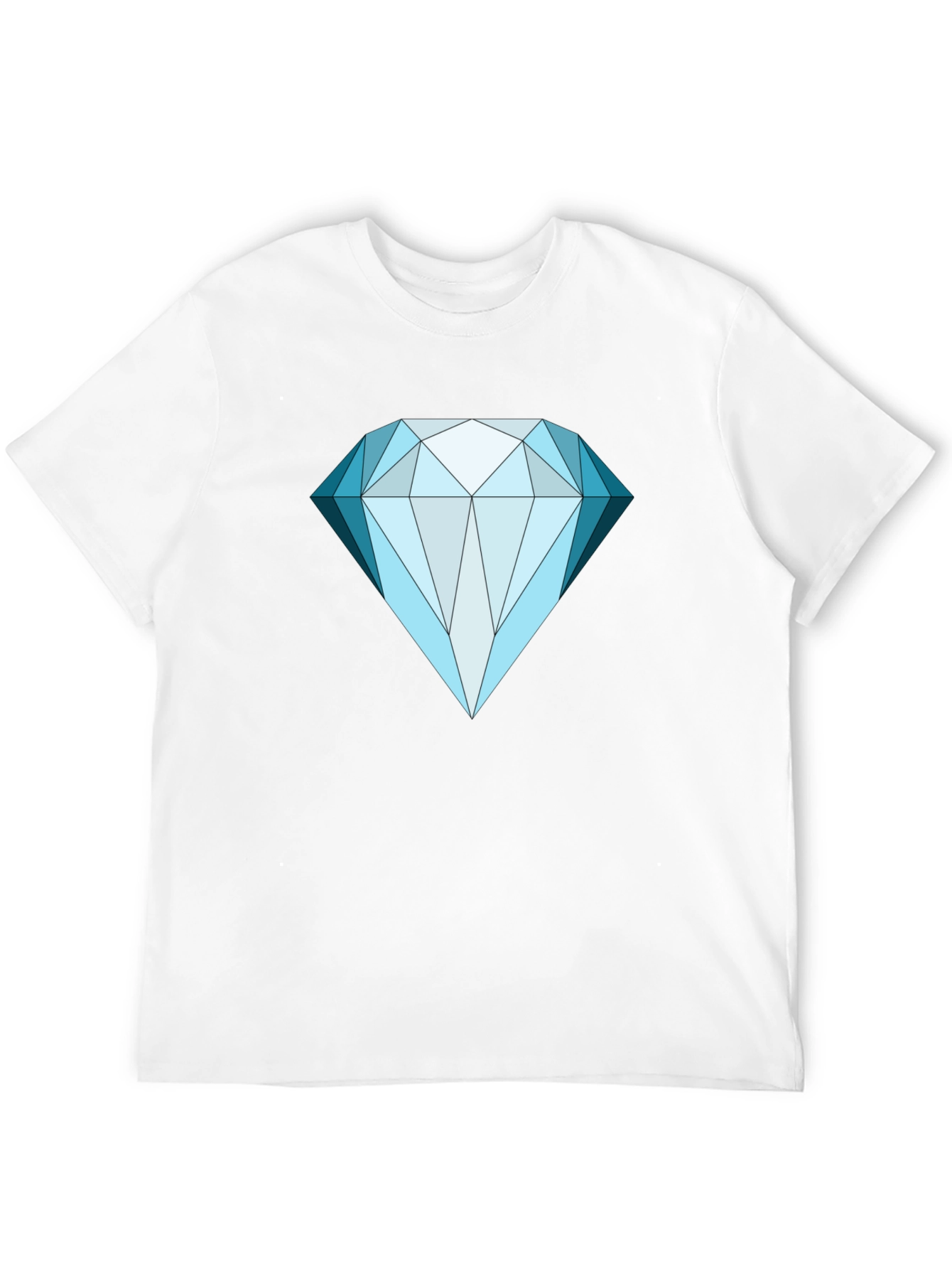 Diamond Graphic Tee - Bold Black Shirt