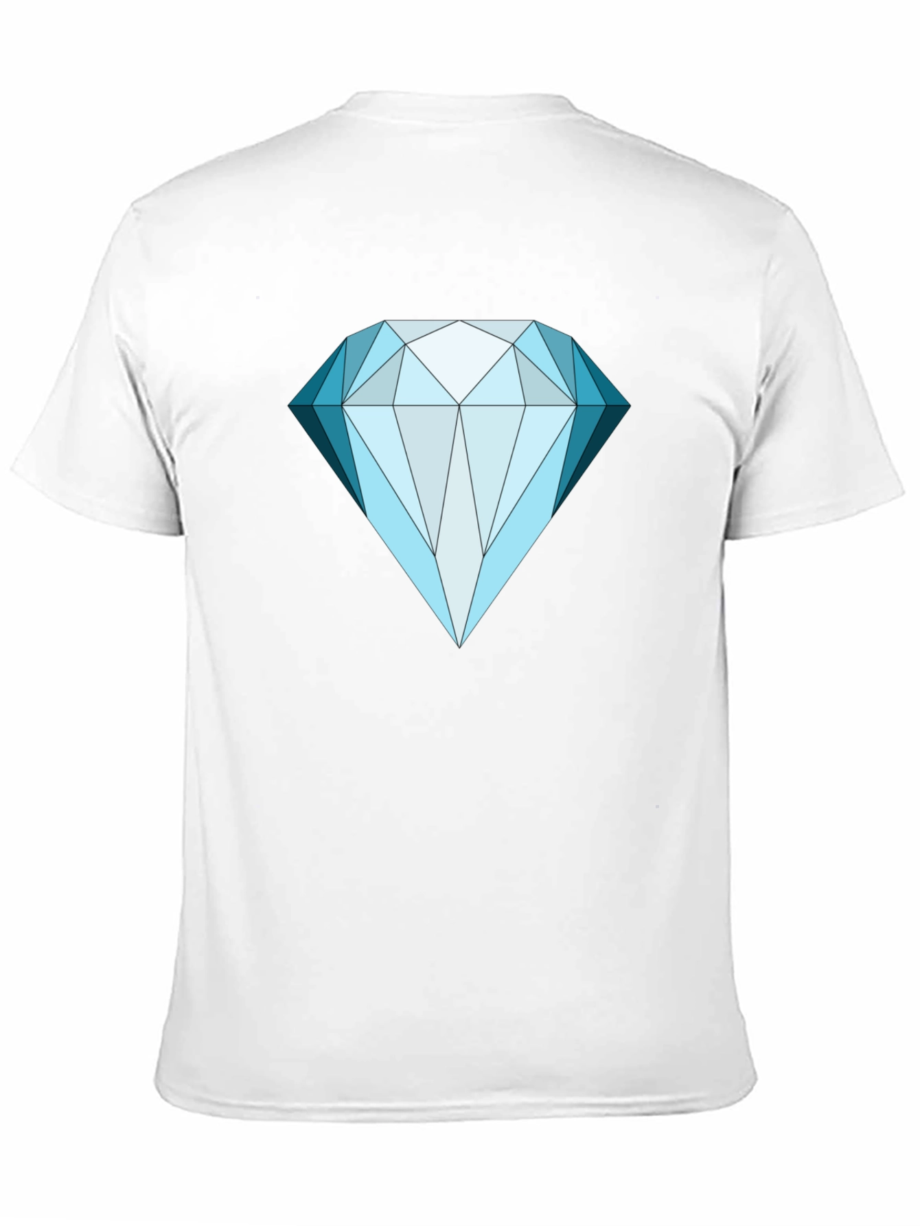Diamond Graphic Tee - Bold Black Shirt